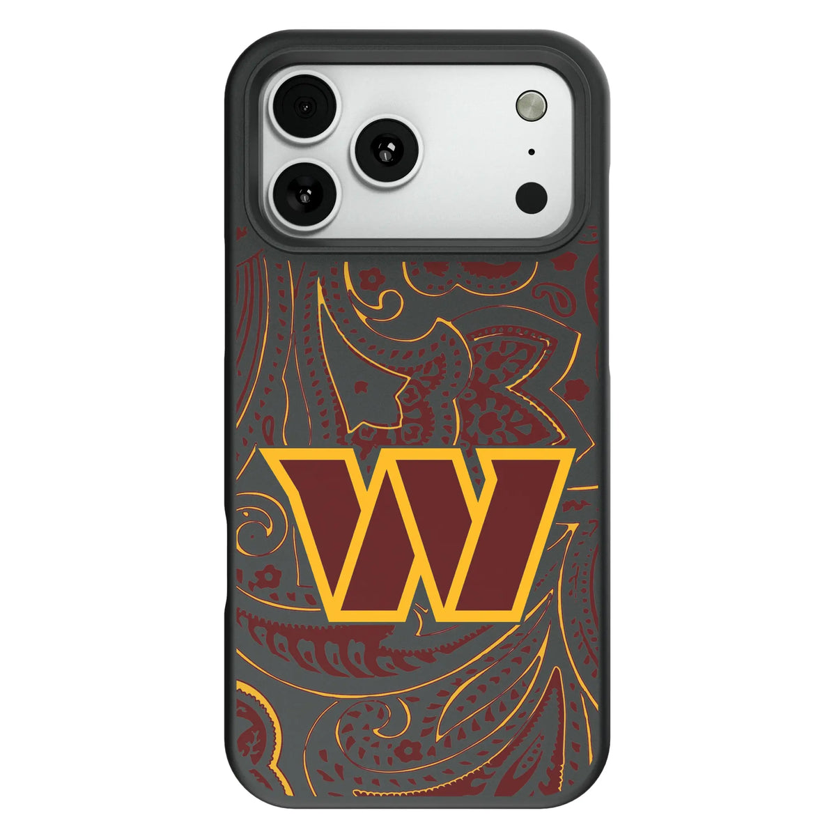 Washington Commanders Paisley Bump Phone Case for Apple iPhone