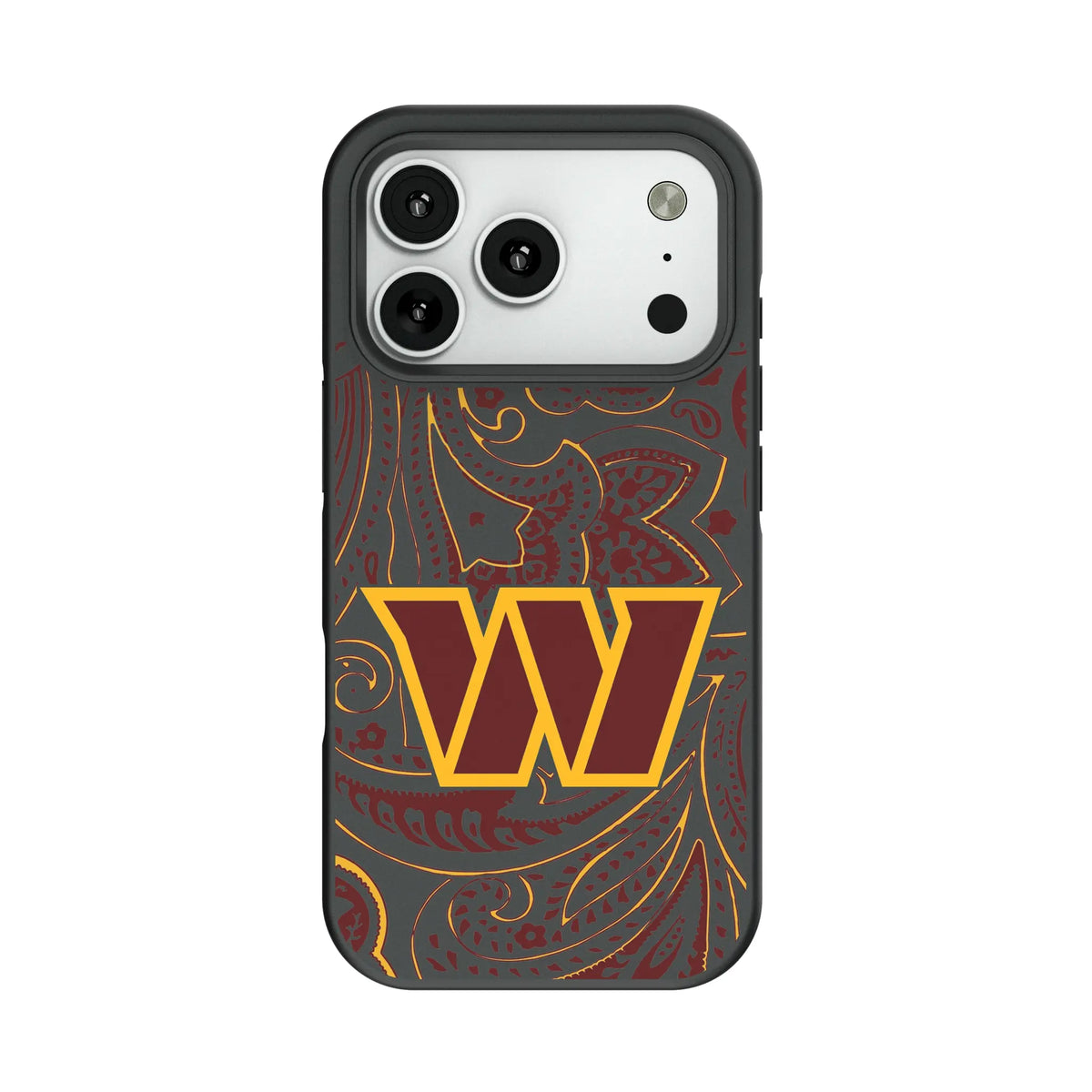 Washington Commanders Paisley Bump Phone Case for Apple iPhone