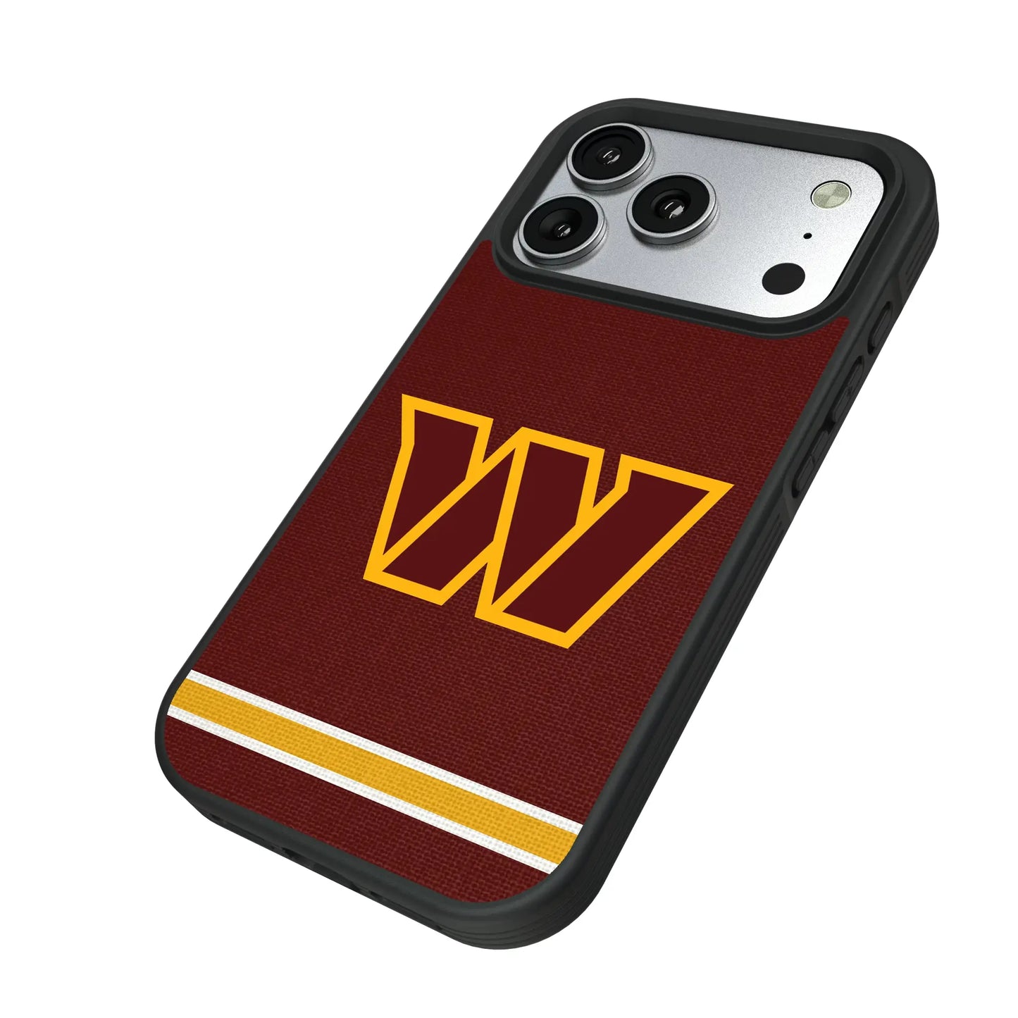 Washington Commanders Stripe Bump Phone Case for Apple iPhone