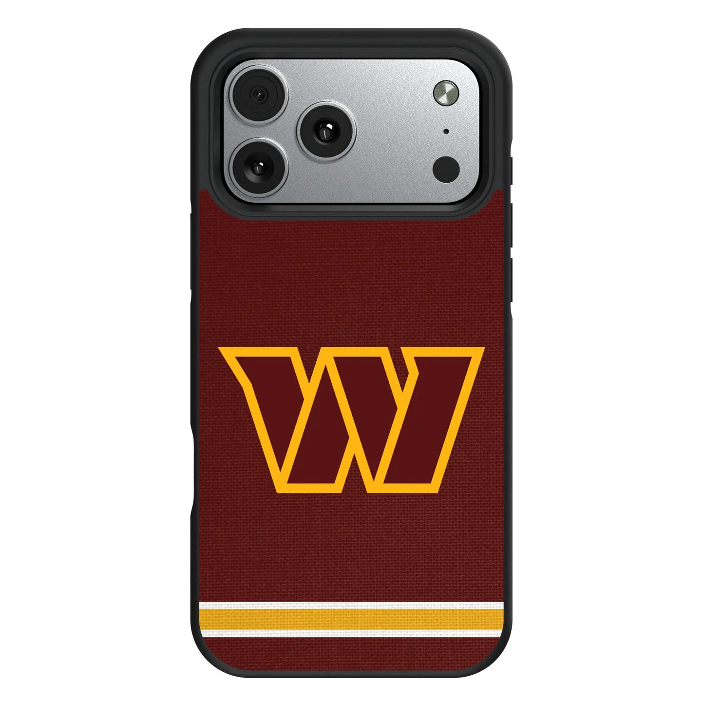 Washington Commanders Stripe Bump Phone Case for Apple iPhone