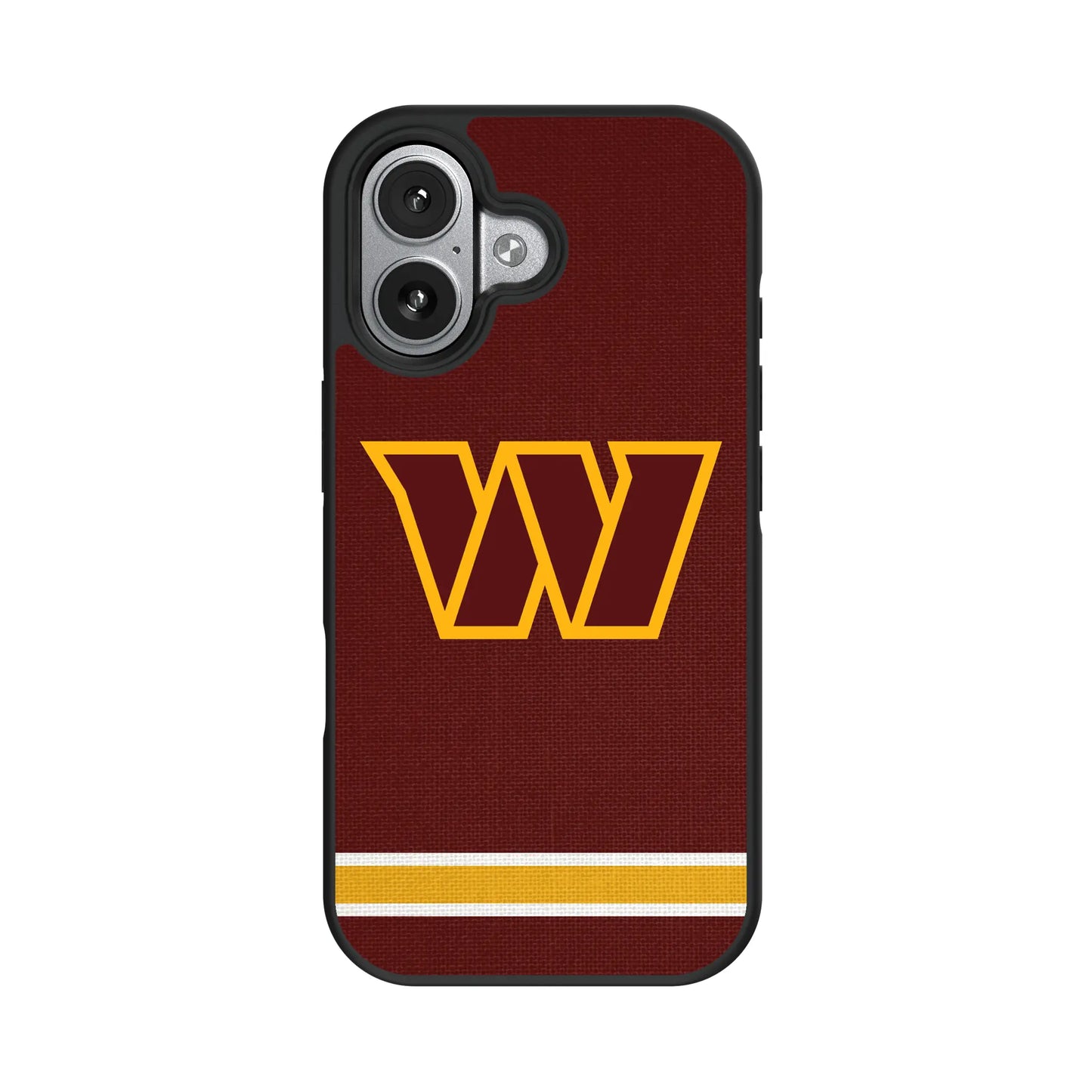 Washington Commanders Stripe Bump Phone Case for Apple iPhone