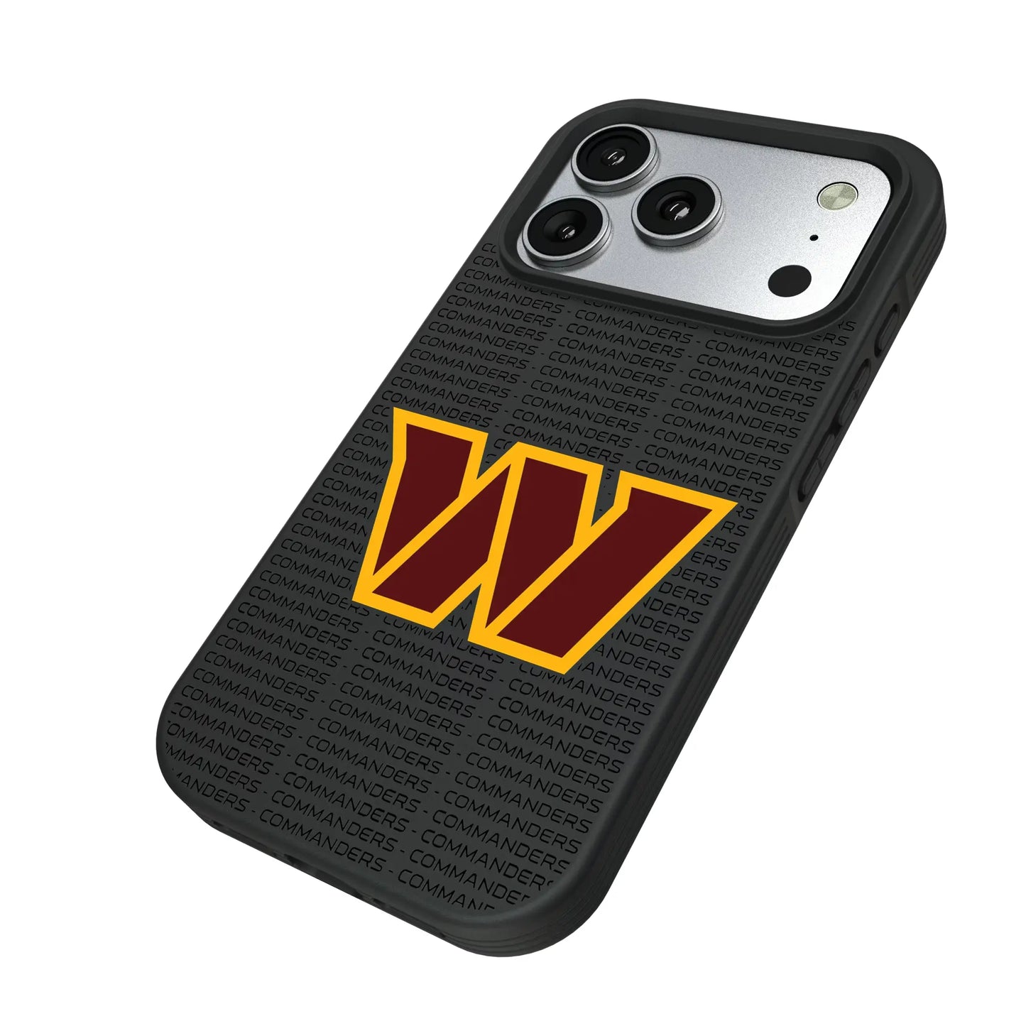 Washington Commanders Text Backdrop Bump Phone Case for Apple iPhone