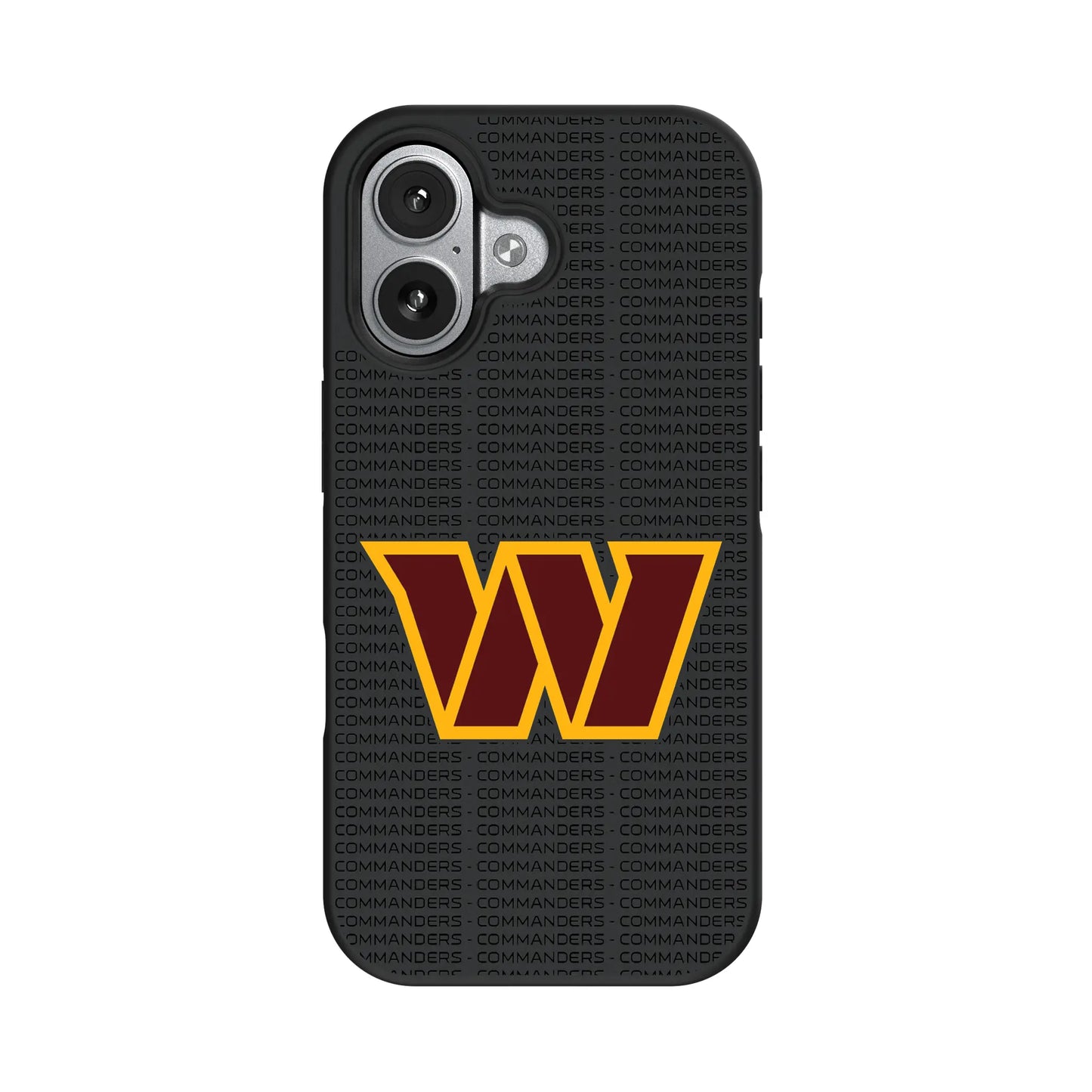 Washington Commanders Text Backdrop Bump Phone Case for Apple iPhone