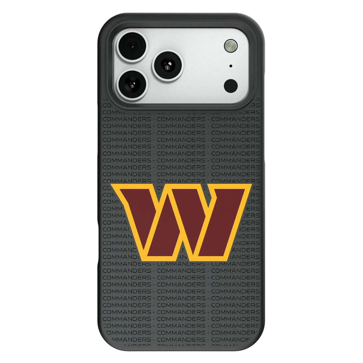 Washington Commanders Text Backdrop Bump Phone Case for Apple iPhone