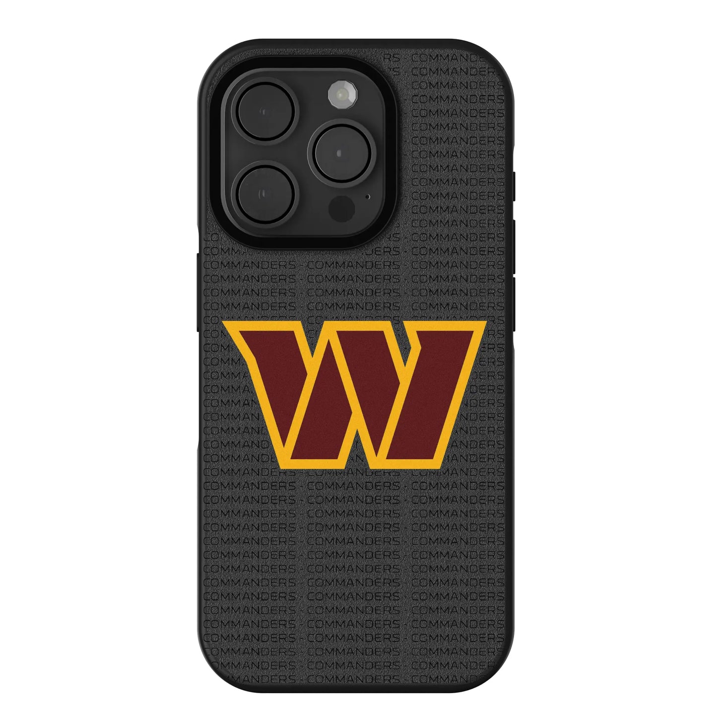 Washington Commanders Text Backdrop Bump Phone Case for Apple iPhone