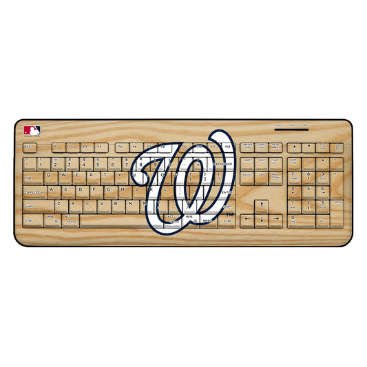 Washington Nationals Baseball Bat Wireless USB Keyboard