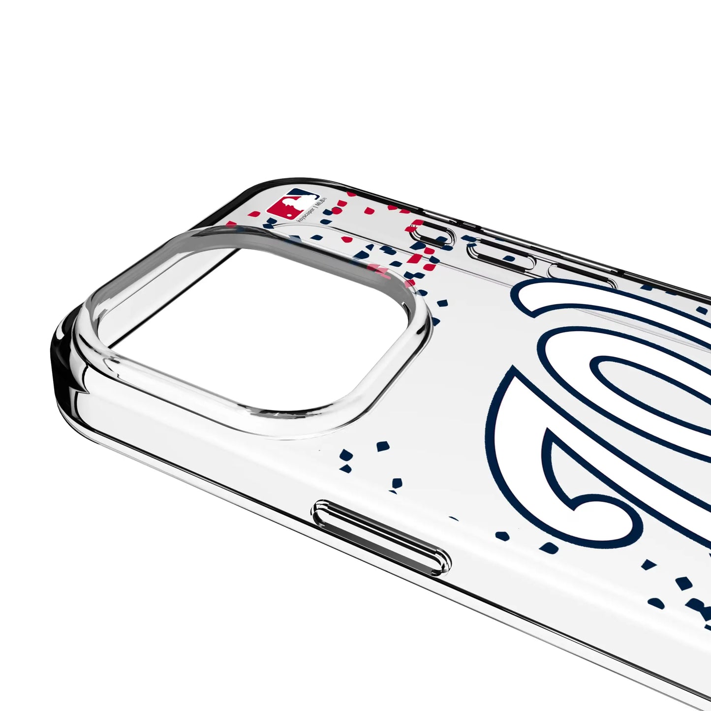 Washington Nationals Confetti Clear Phone Case for Apple iPhone