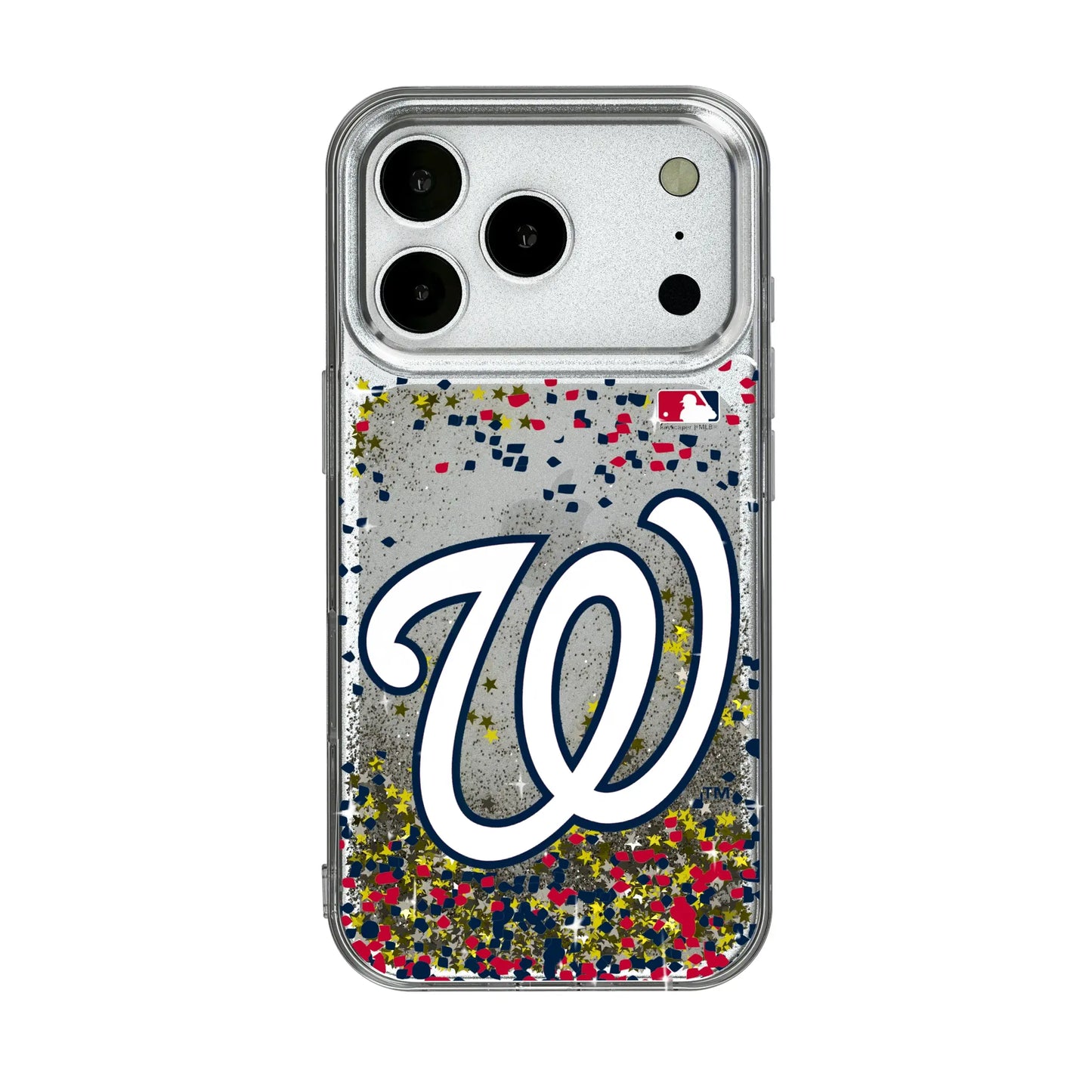 Washington Nationals Confetti Glitter Phone Case for Apple iPhone