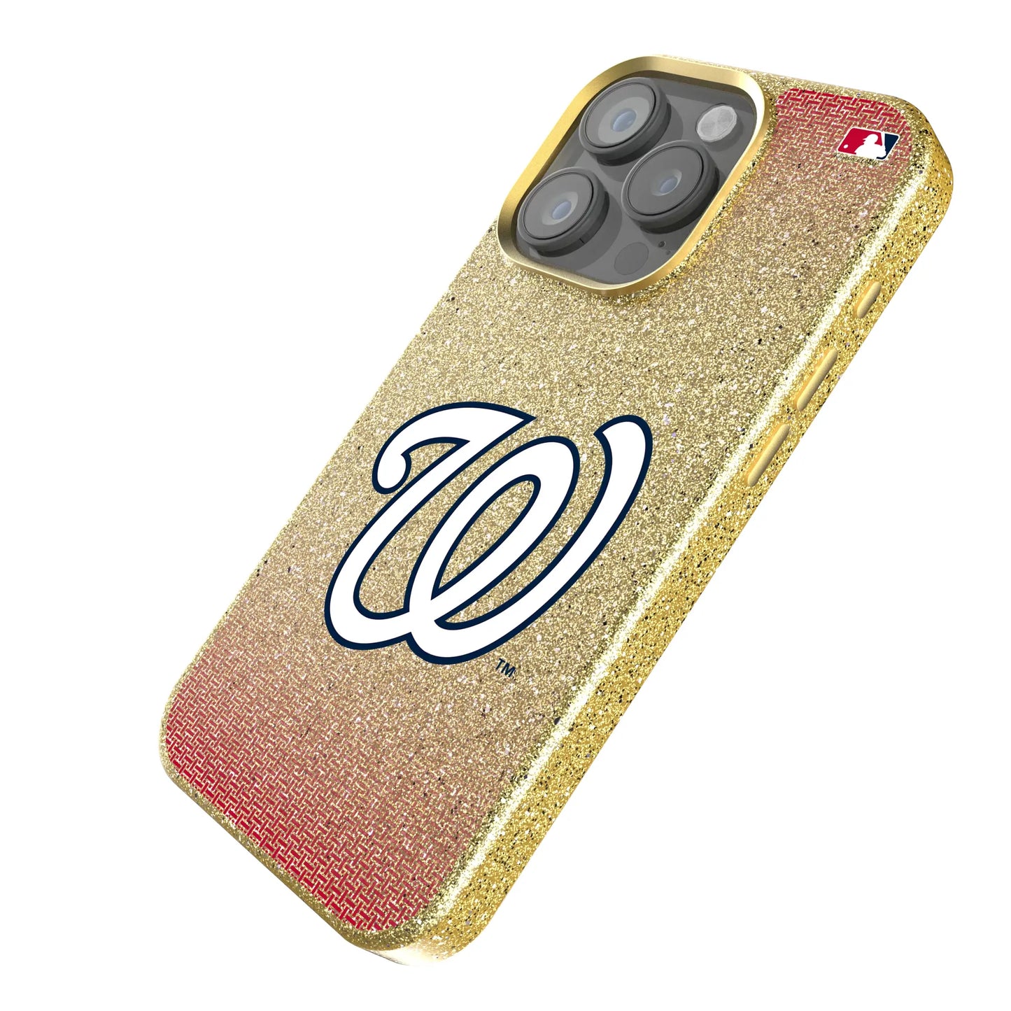 Washington Nationals Linen Bling Phone Case for Apple iPhone