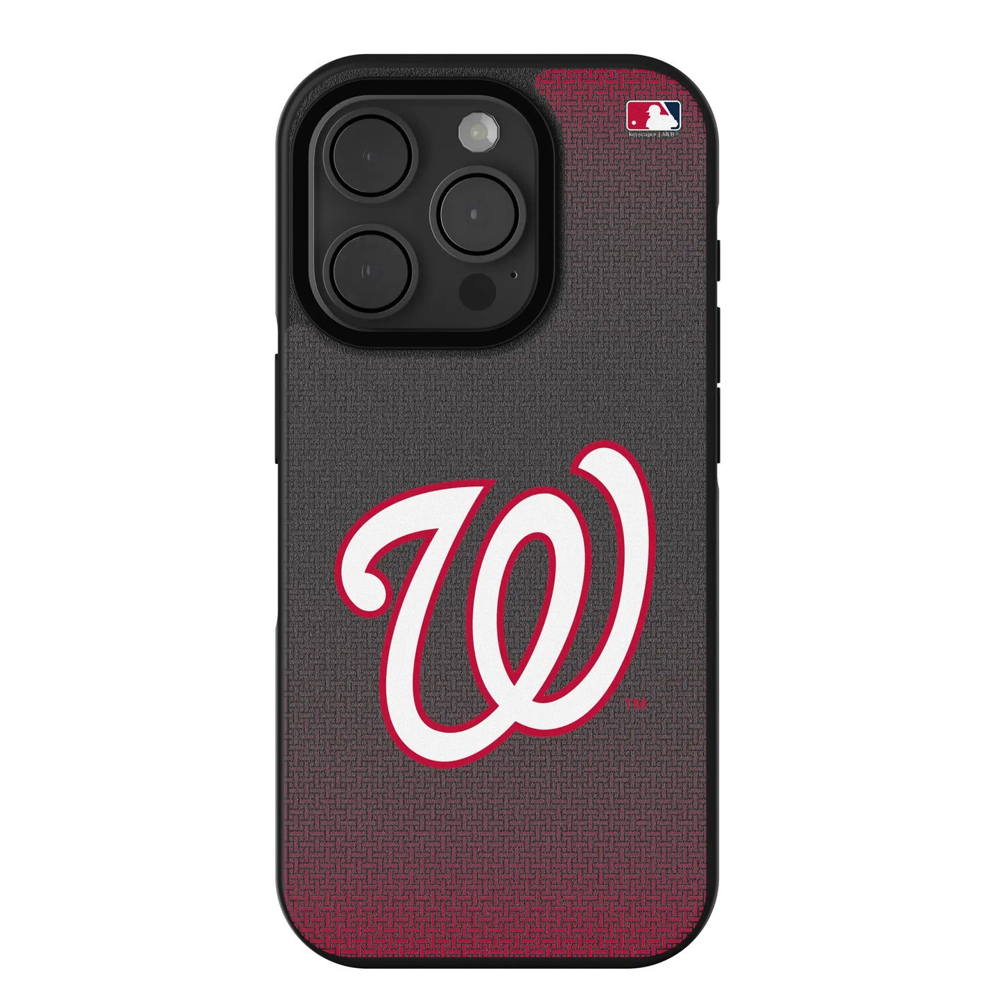 Washington Nationals Linen Bump Phone Case for Apple iPhone