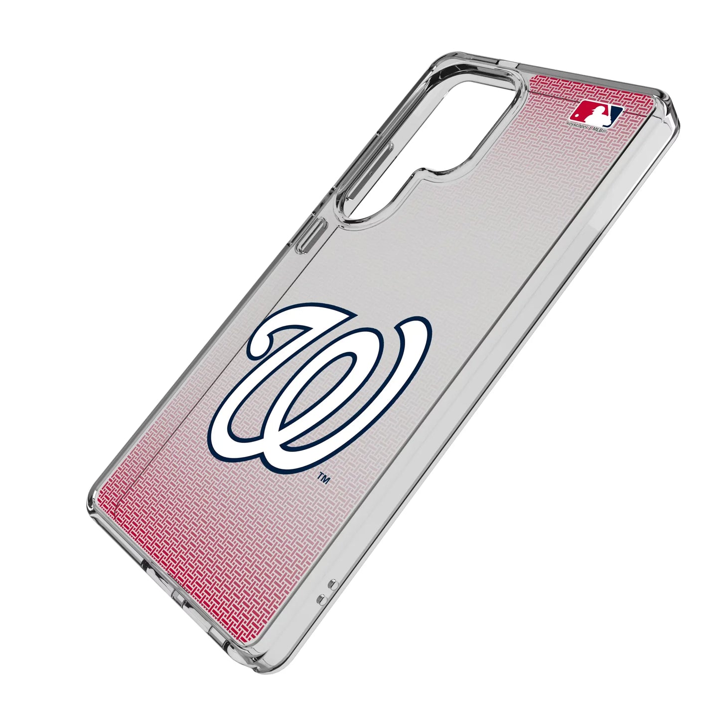 Washington Nationals Linen Clear Phone Case for Samsung Galaxy