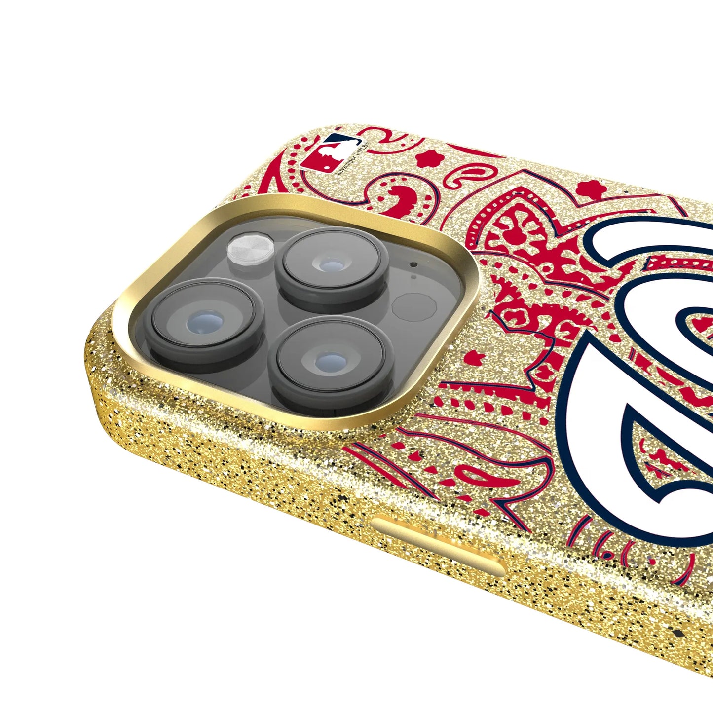 Washington Nationals Paisley Bling Phone Case for Apple iPhone
