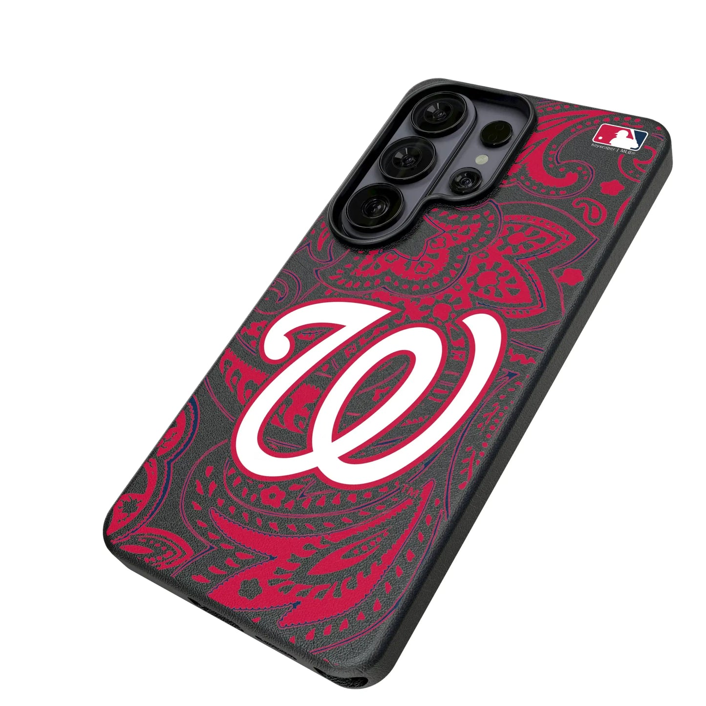 Washington Nationals Paisley MagSafe Compatible Phone Case for Samsung Galaxy