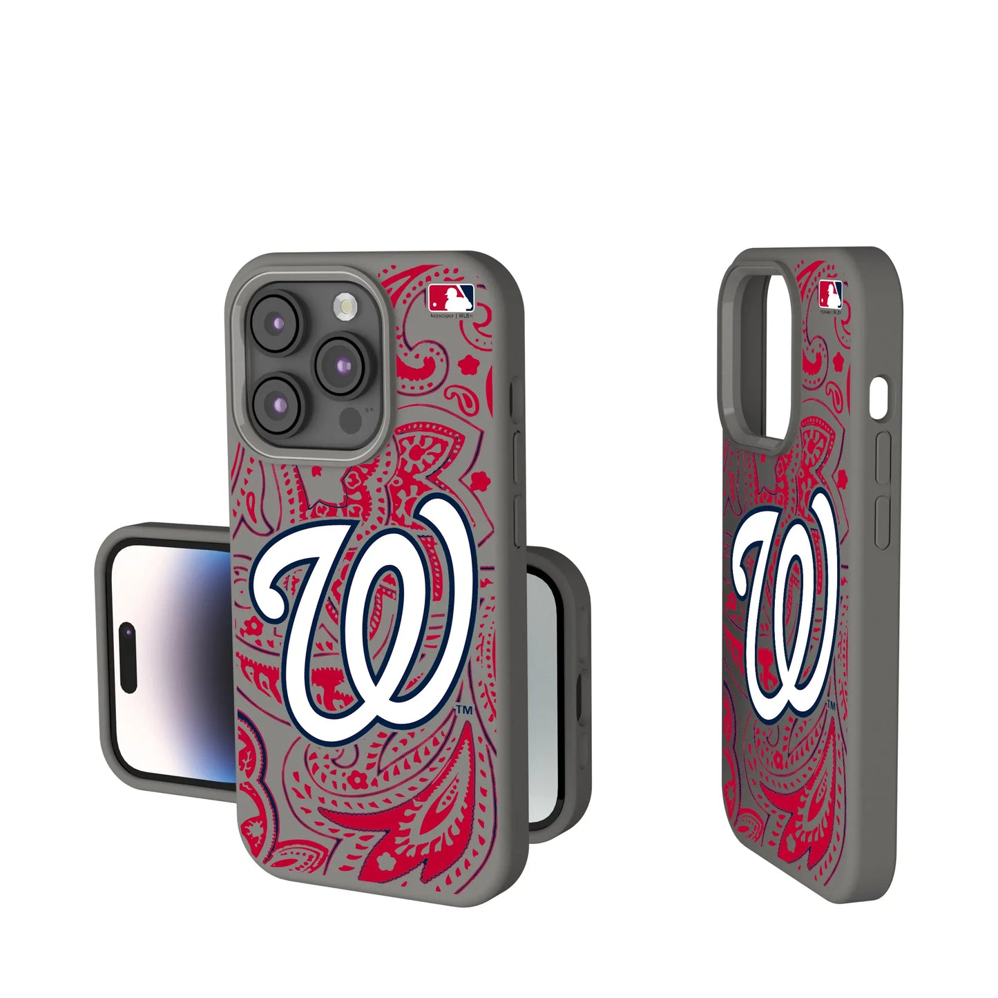 Washington Nationals Paisley Soft Touch Phone Case for Apple iPhone