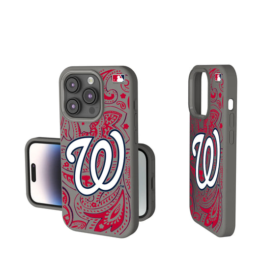Washington Nationals Paisley Soft Touch Phone Case for Apple iPhone
