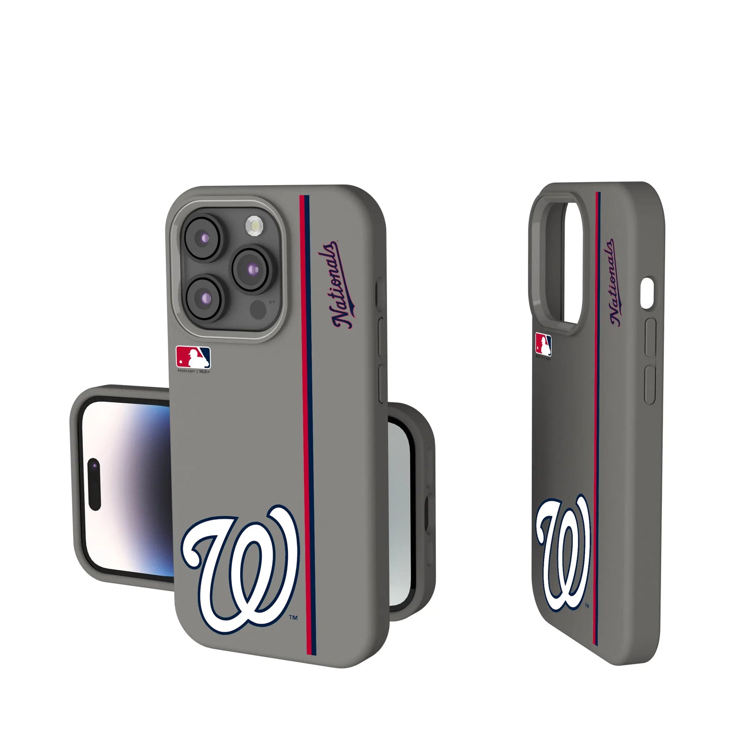 Washington Nationals Sidebar Soft Touch Phone Case for Apple iPhone