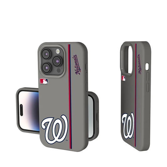 Washington Nationals Sidebar Soft Touch Phone Case for Apple iPhone