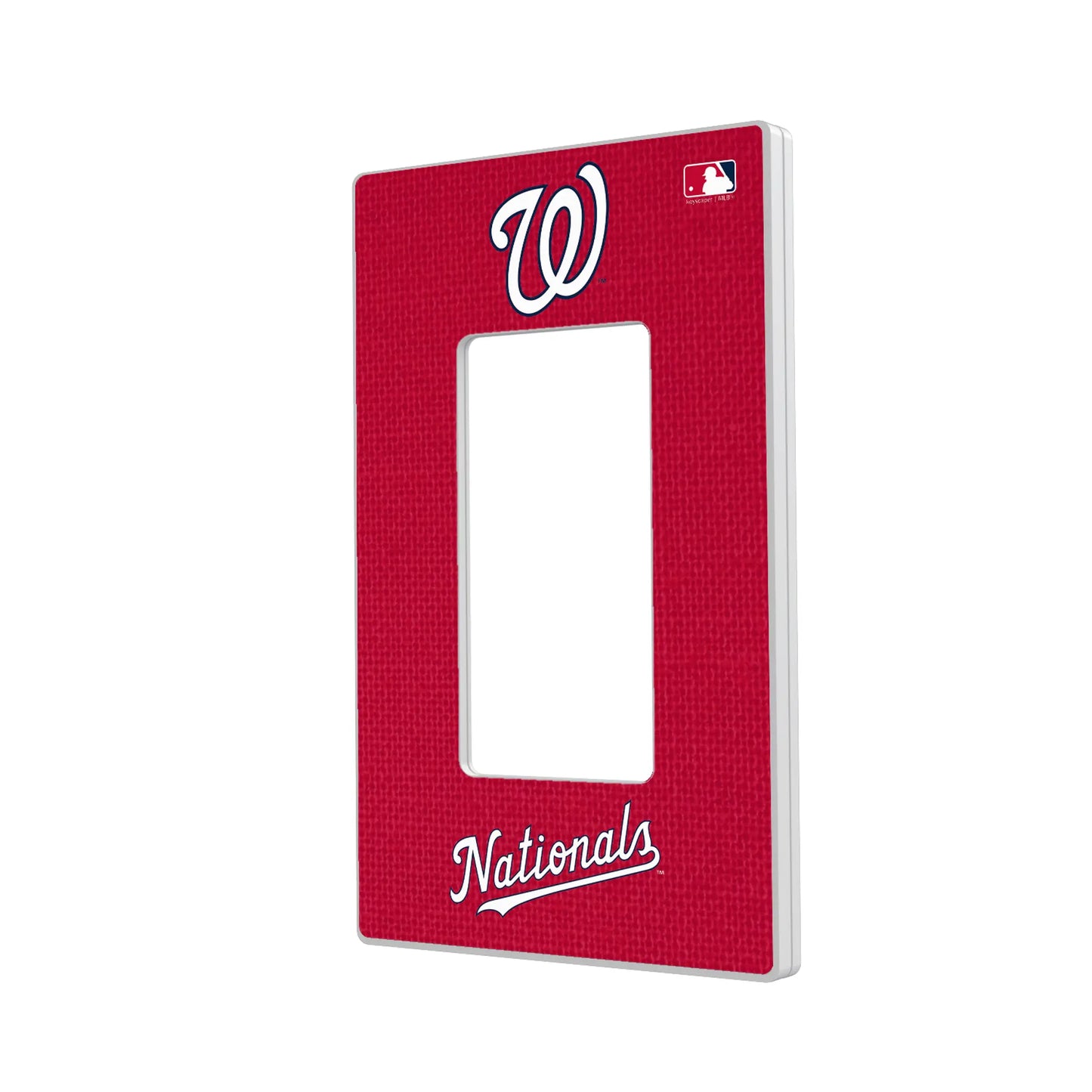 Washington Nationals Solid Hidden-Screw Light Switch Plate