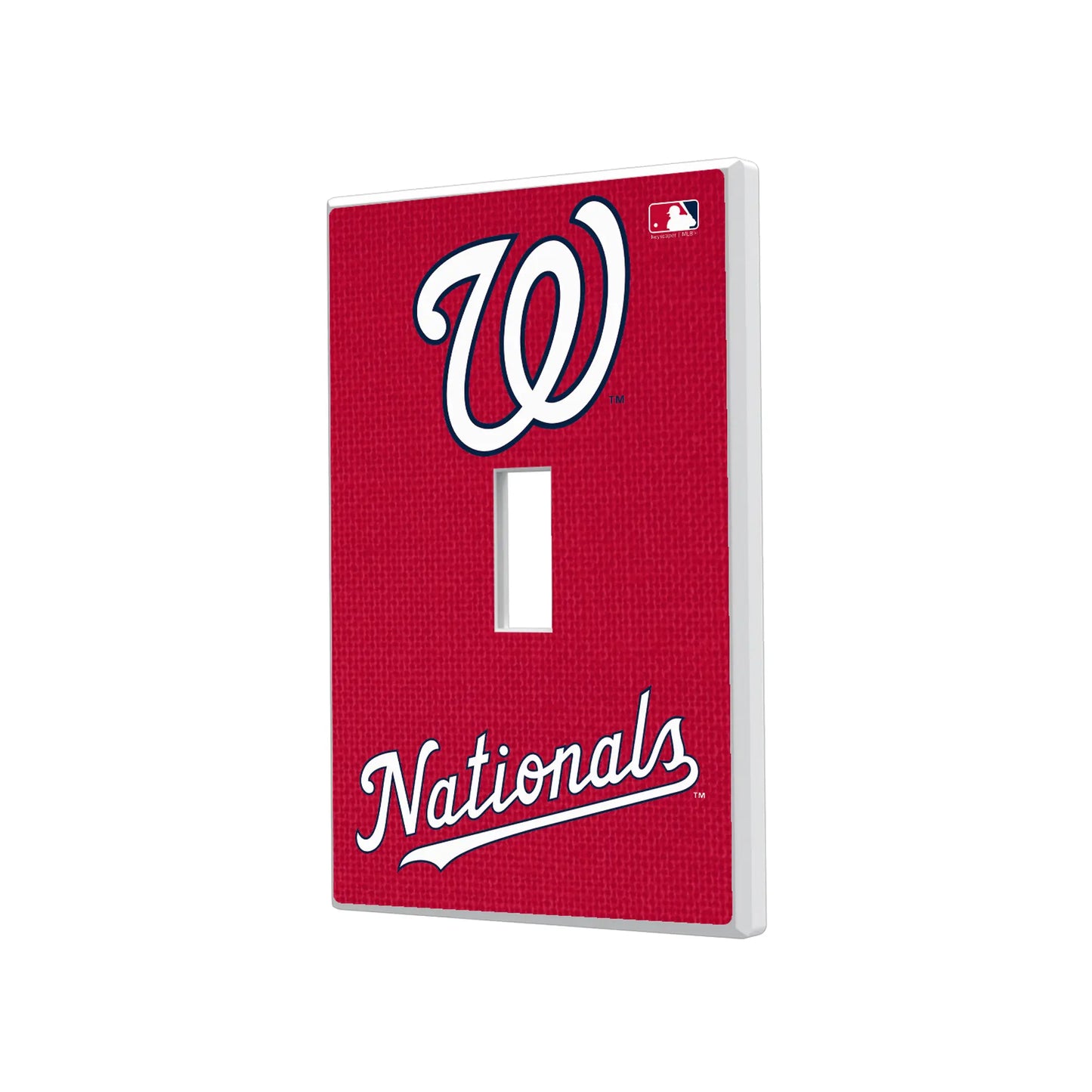 Washington Nationals Solid Hidden-Screw Light Switch Plate
