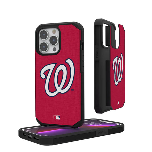 Washington Nationals Solid Rugged Phone Case for Apple iPhone