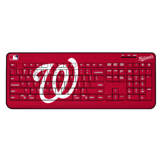 Washington Nationals Solid Wireless USB Keyboard