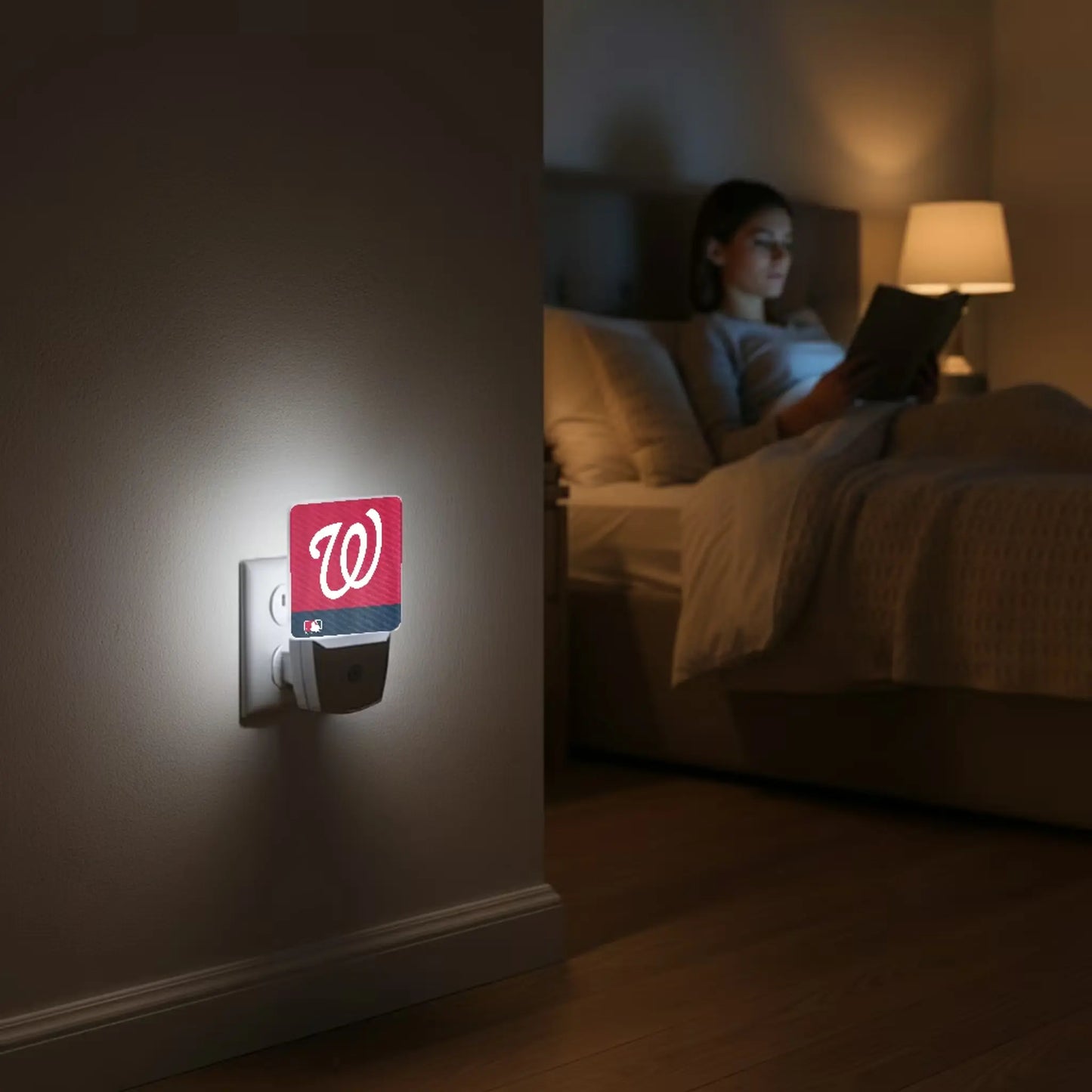 Washington Nationals Stripe Night Light 2-Pack
