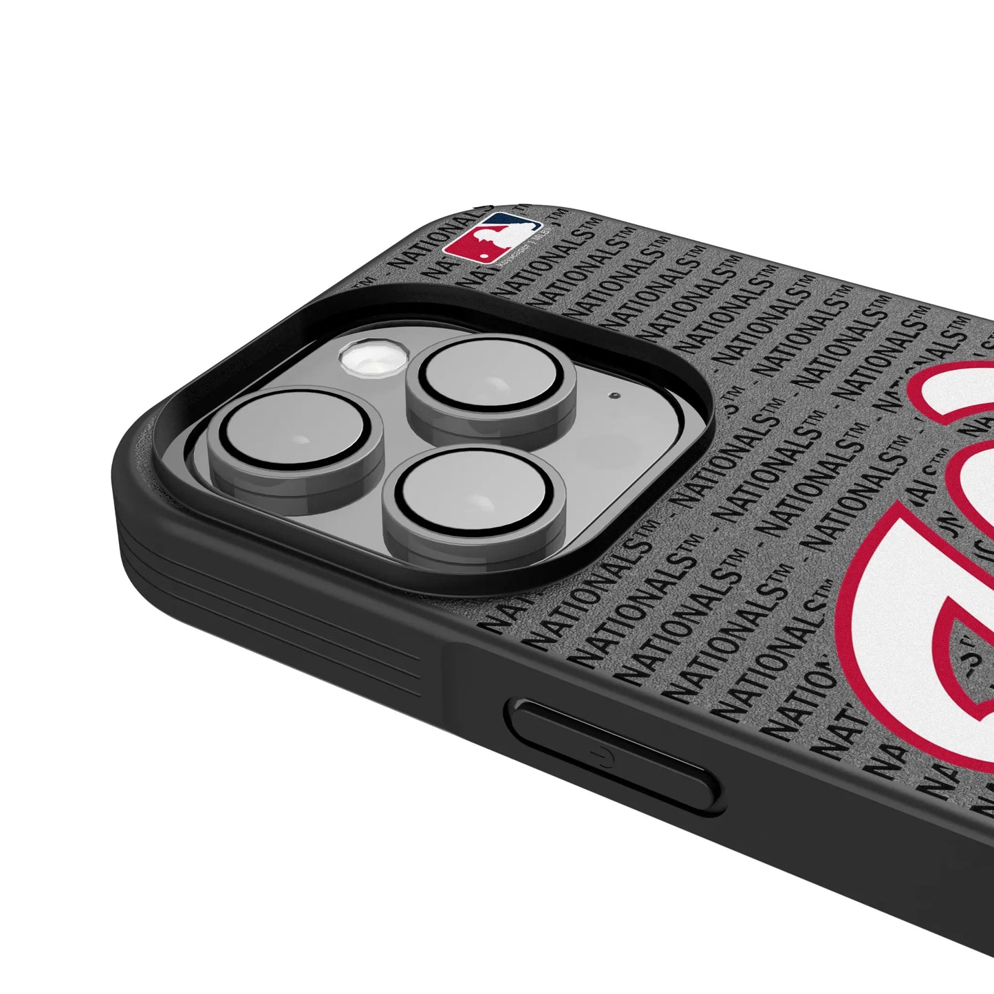 Washington Nationals Text Backdrop Bump Phone Case for Apple iPhone