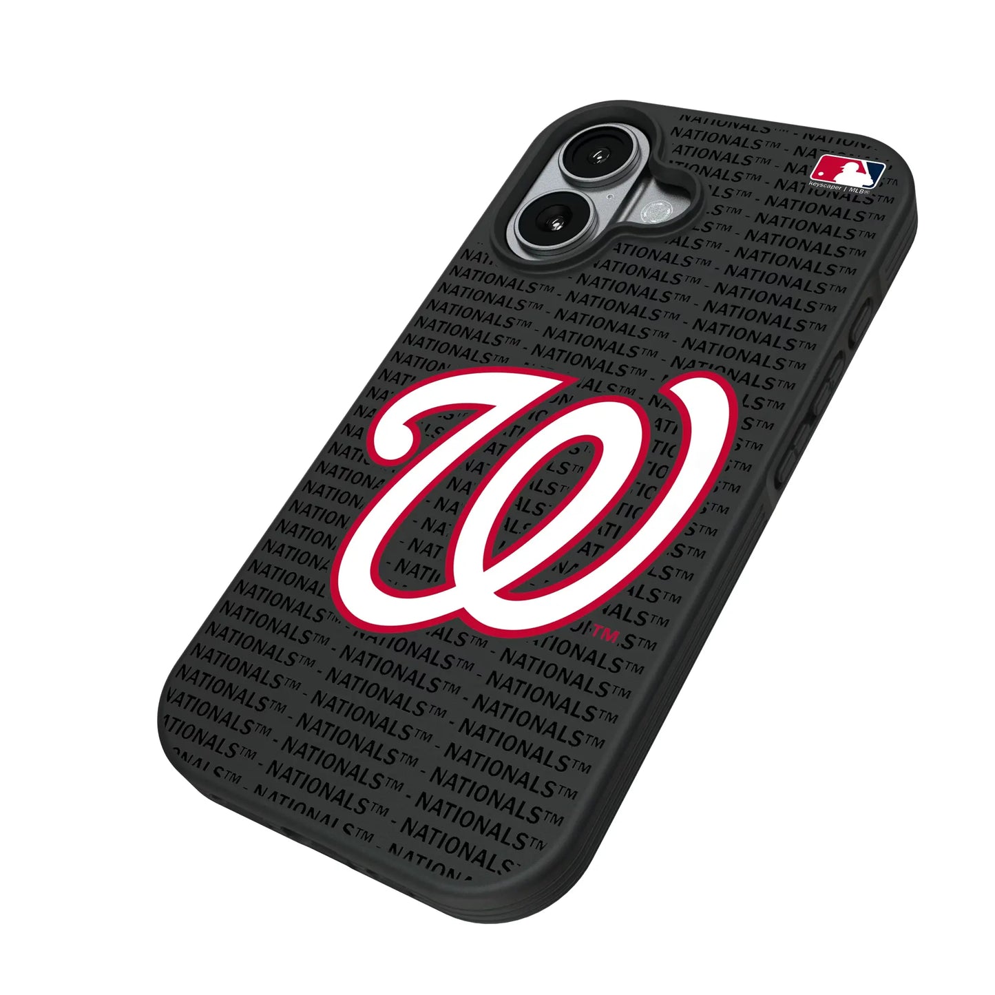 Washington Nationals Text Backdrop Bump Phone Case for Apple iPhone