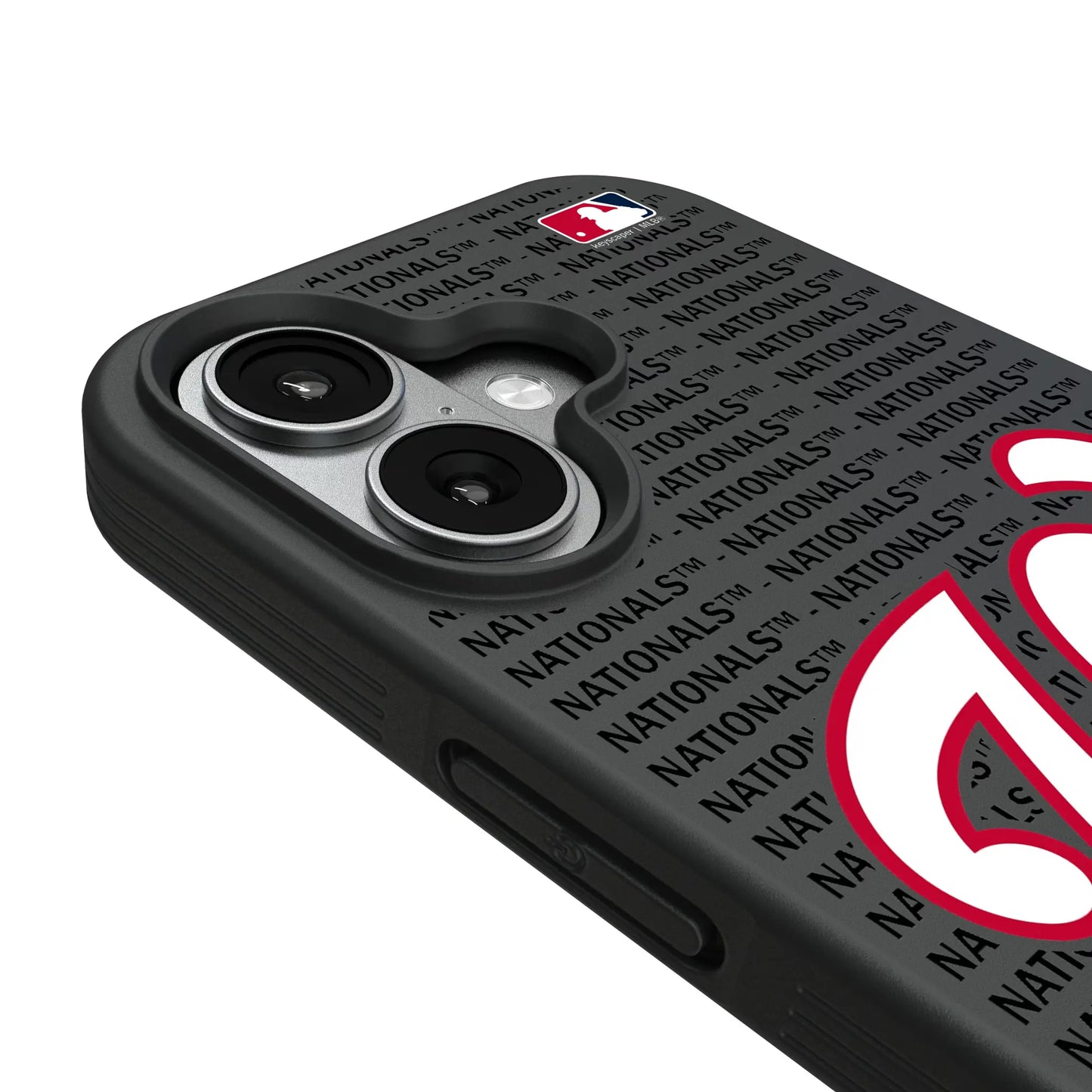 Washington Nationals Text Backdrop Bump Phone Case for Apple iPhone