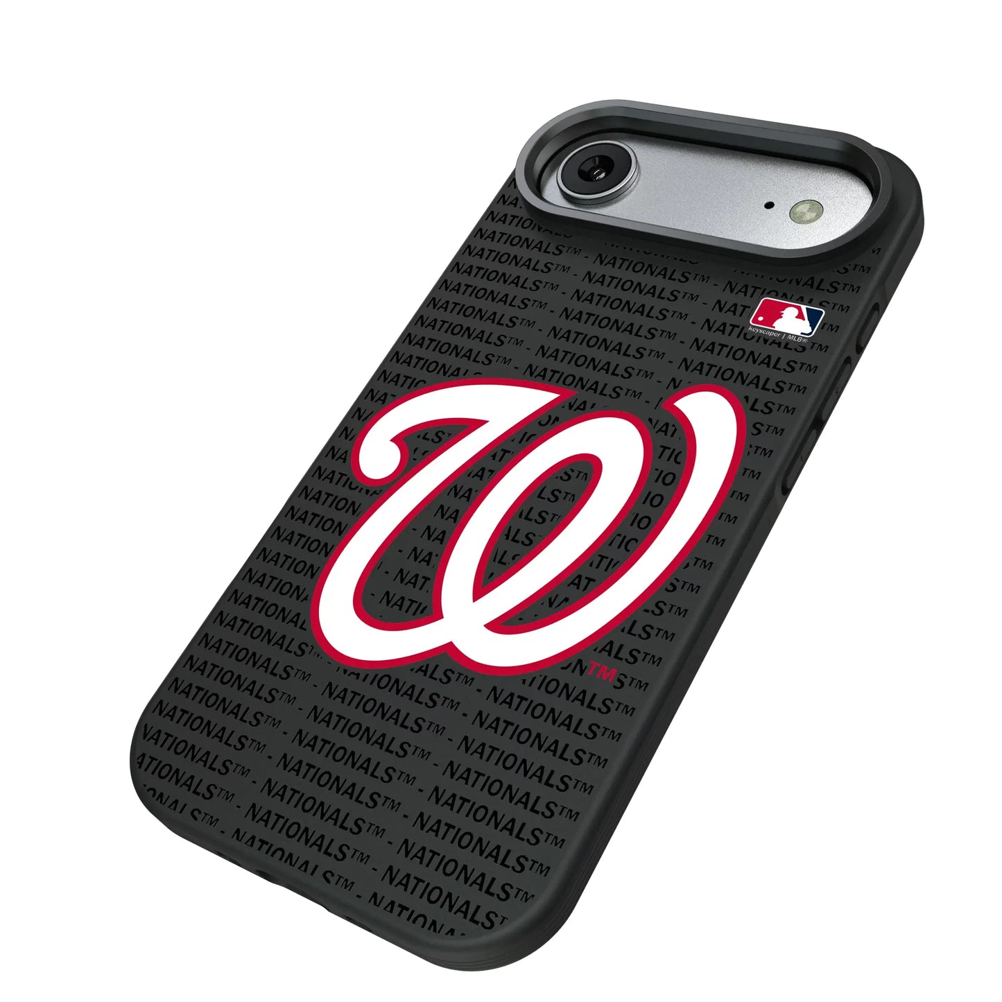 Washington Nationals Text Backdrop Bump Phone Case for Apple iPhone