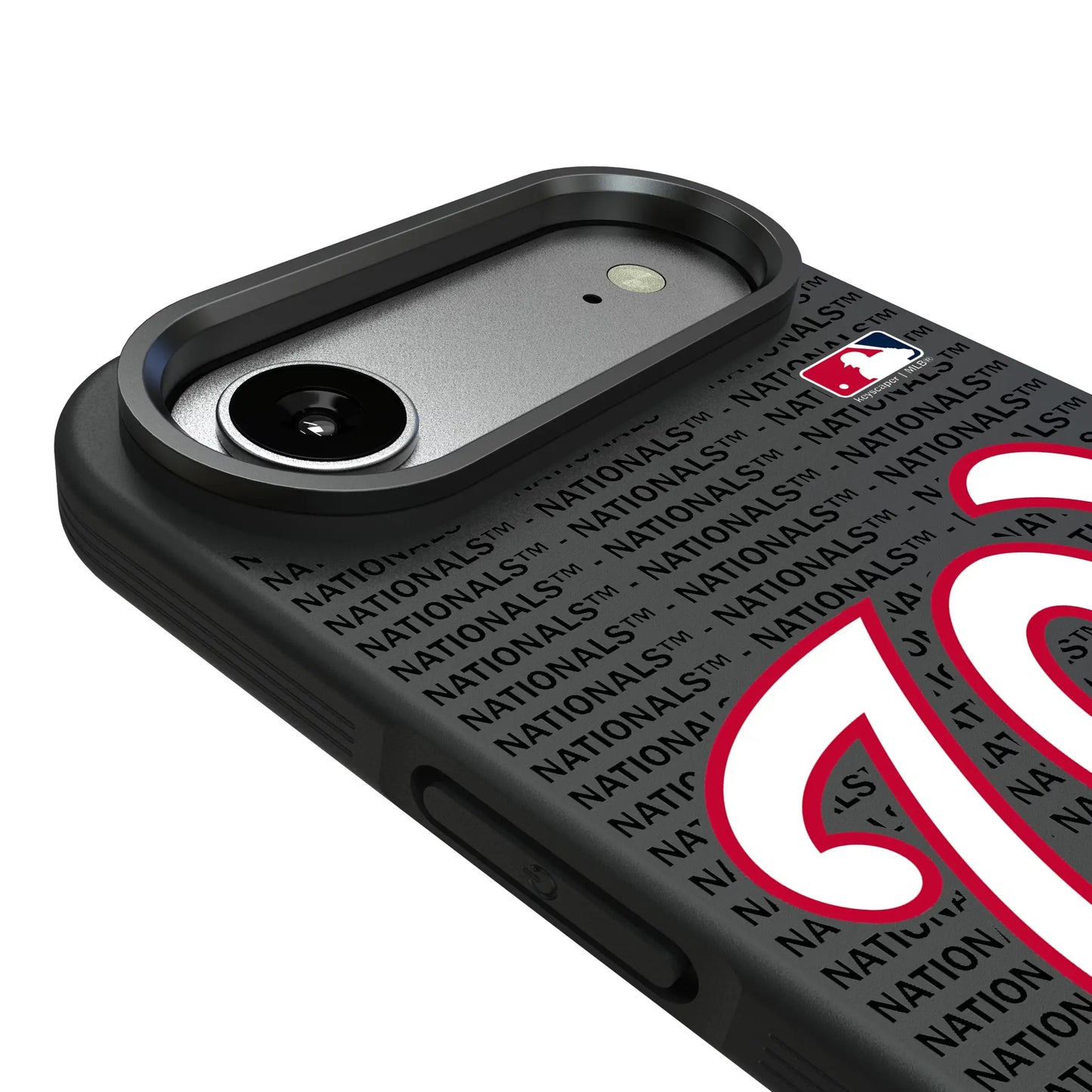 Washington Nationals Text Backdrop Bump Phone Case for Apple iPhone