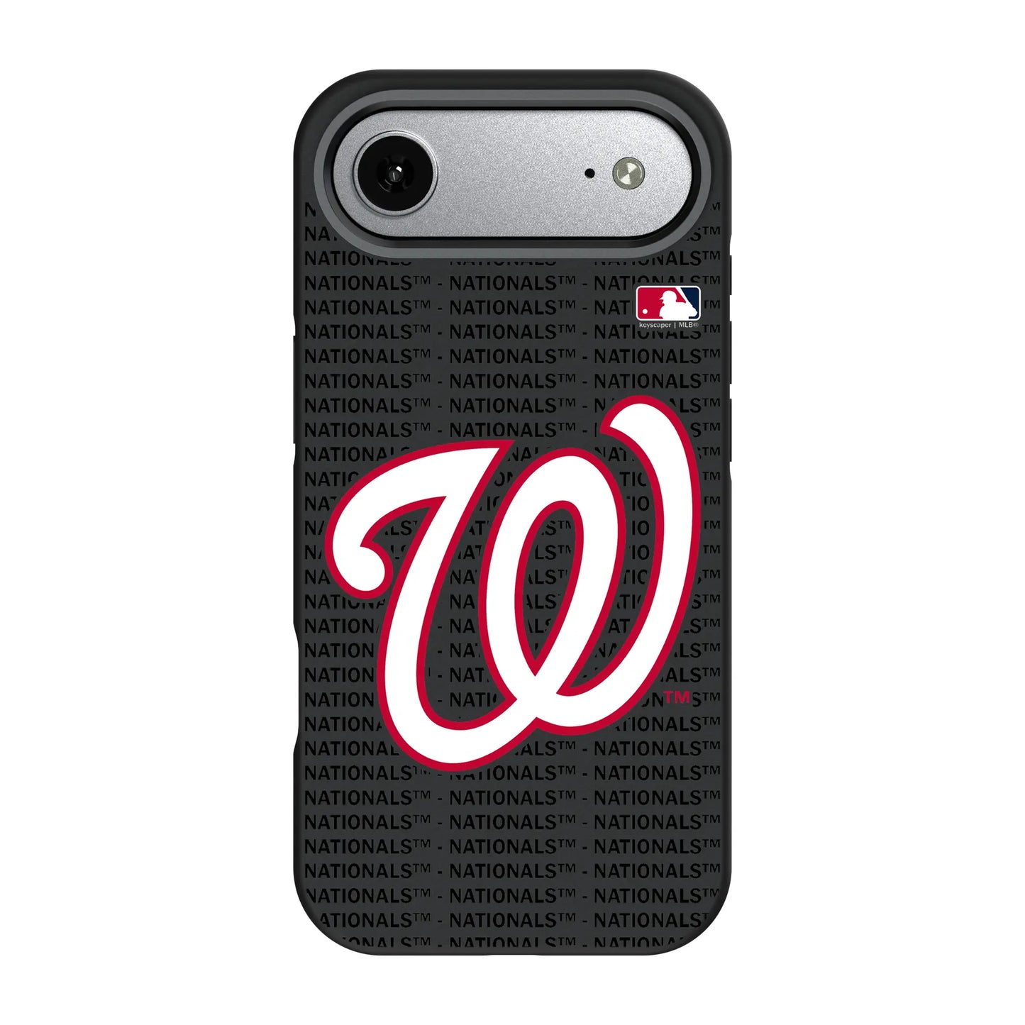 Washington Nationals Text Backdrop Bump Phone Case for Apple iPhone