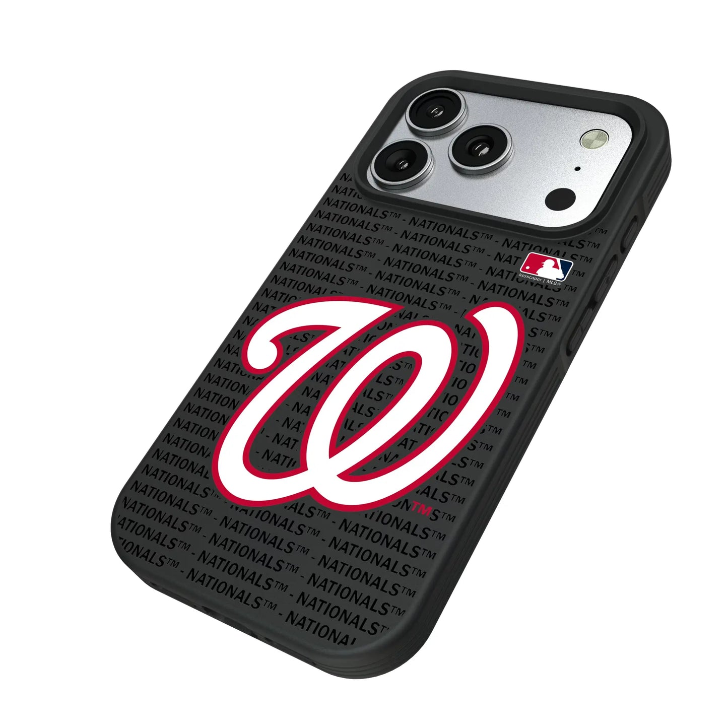 Washington Nationals Text Backdrop Bump Phone Case for Apple iPhone