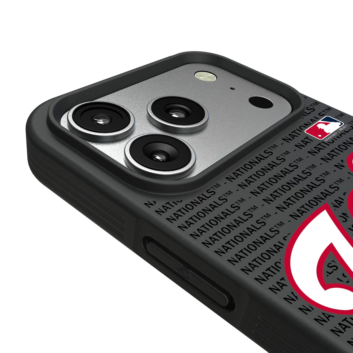 Washington Nationals Text Backdrop Bump Phone Case for Apple iPhone