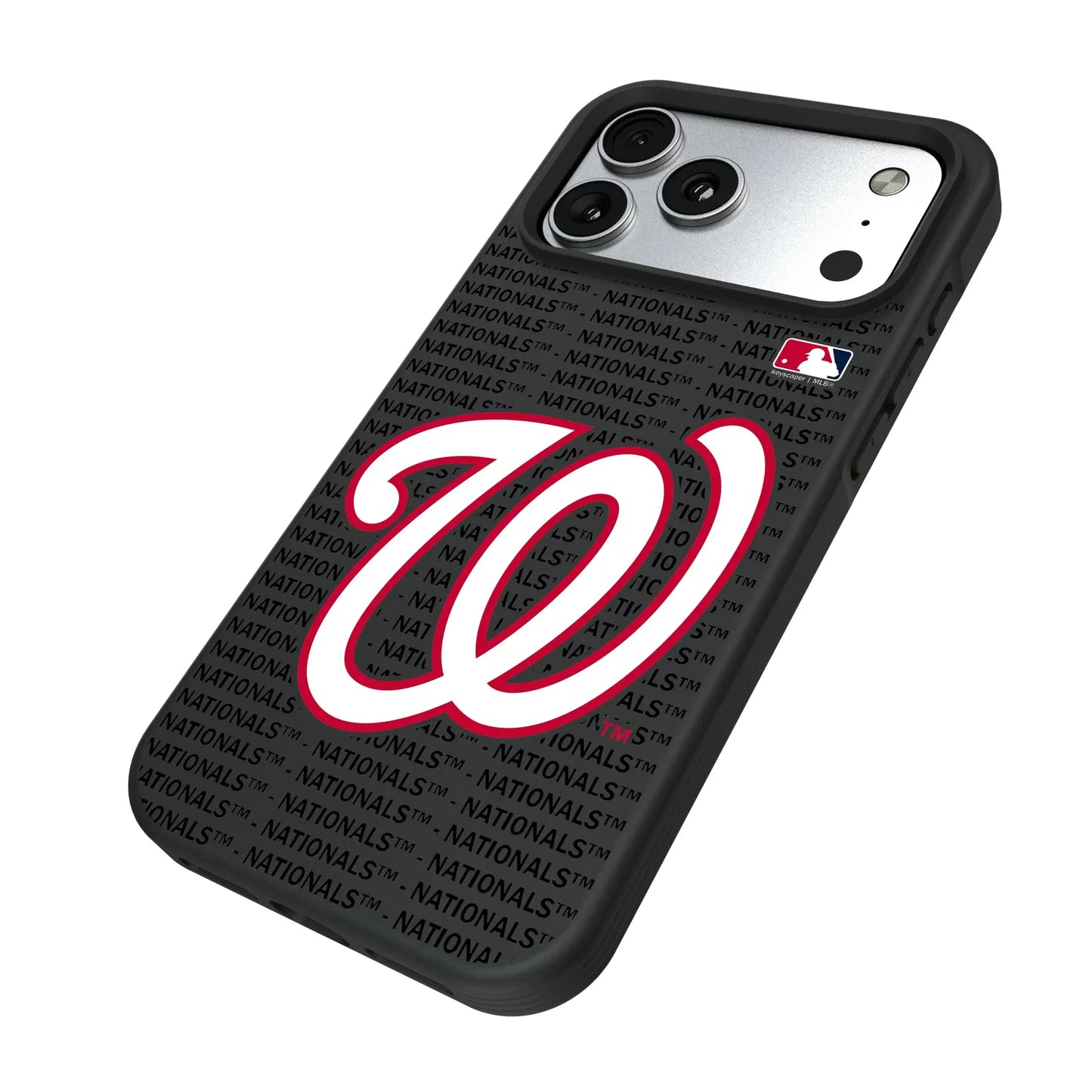 Washington Nationals Text Backdrop Bump Phone Case for Apple iPhone