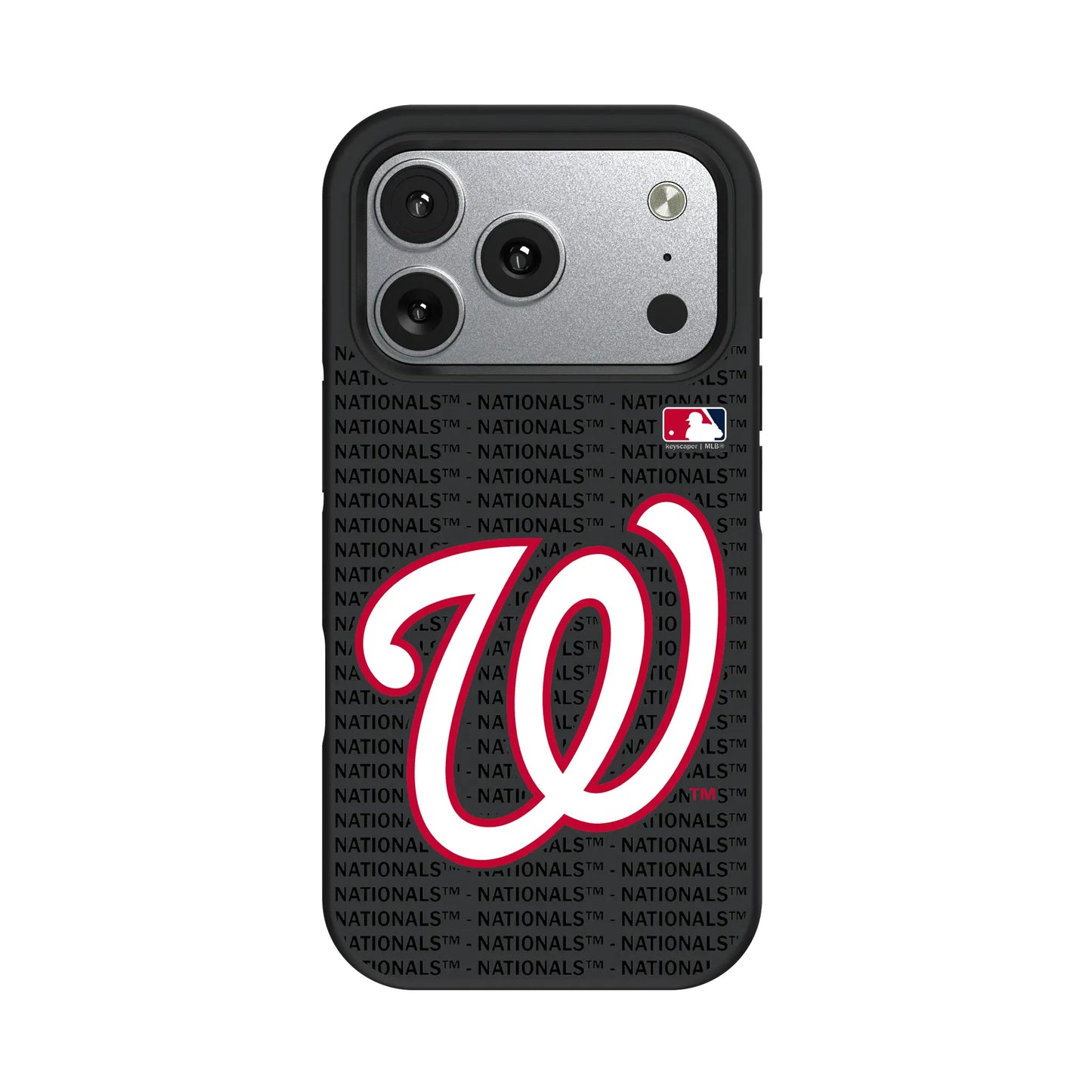 Washington Nationals Text Backdrop Bump Phone Case for Apple iPhone