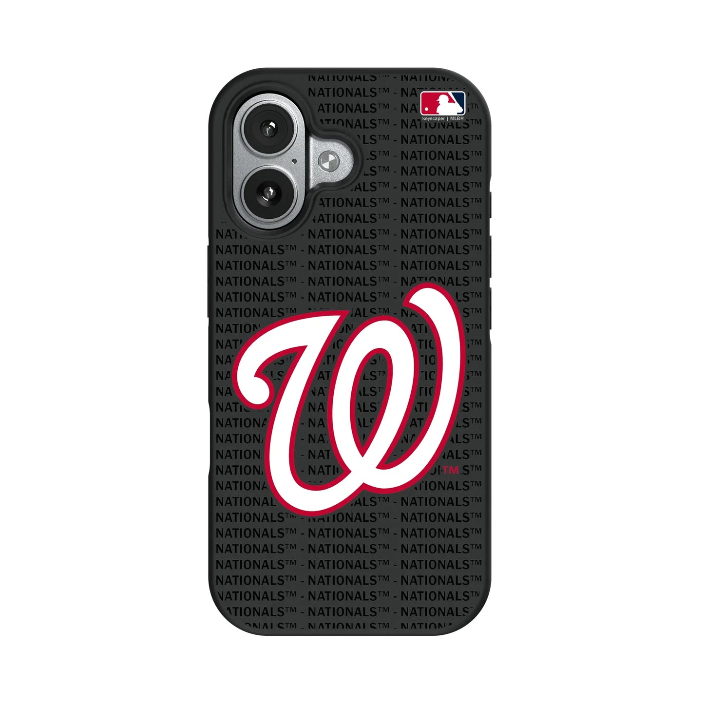 Washington Nationals Text Backdrop Bump Phone Case for Apple iPhone