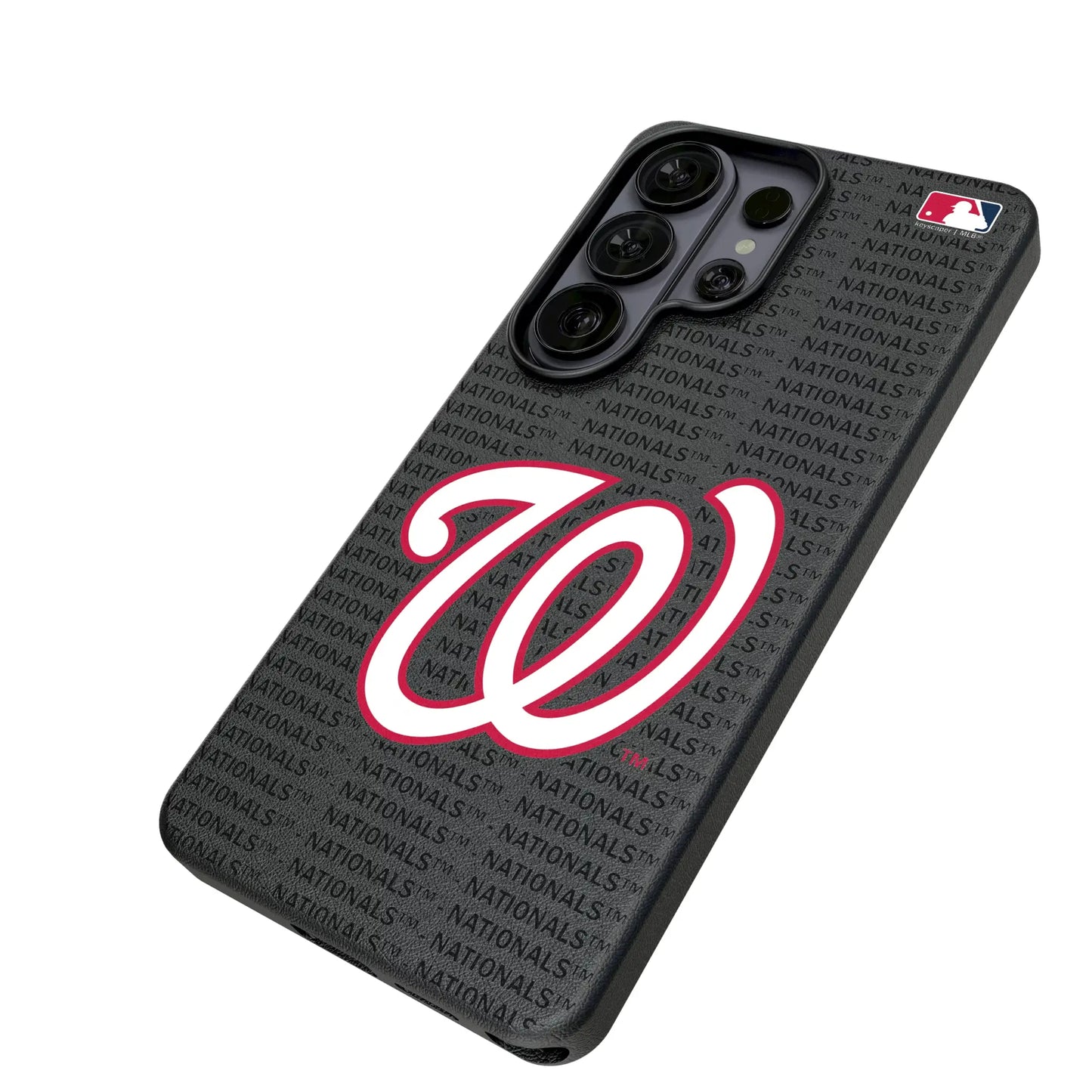 Washington Nationals Text Backdrop MagSafe Compatible Phone Case for Samsung Galaxy