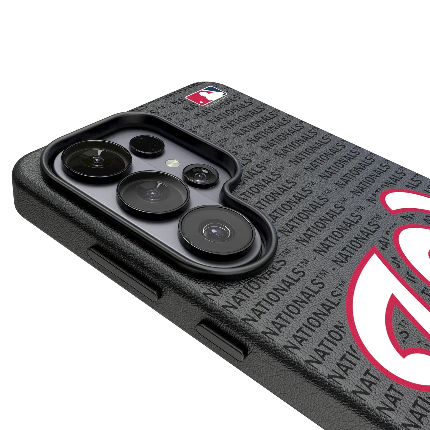 Washington Nationals Text Backdrop MagSafe Compatible Phone Case for Samsung Galaxy