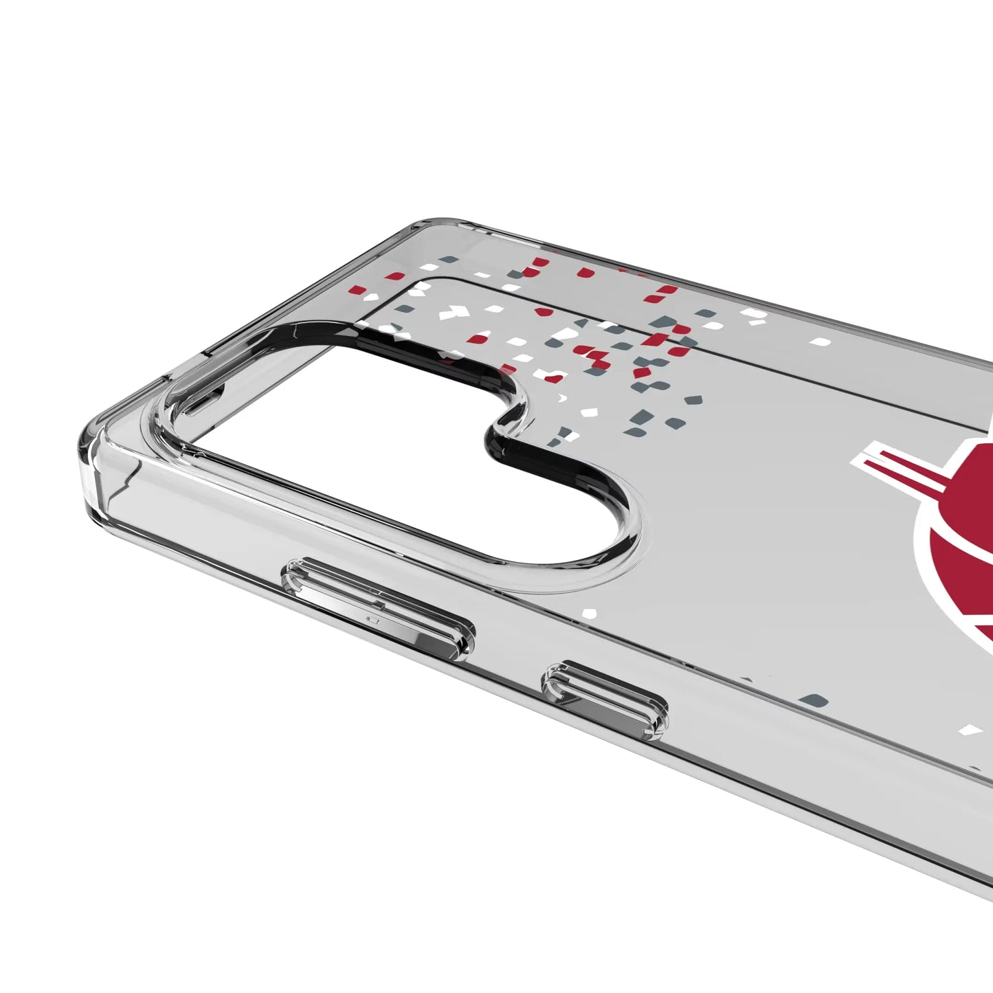 Washington State University Cougars Confetti Clear Phone Case for Samsung Galaxy
