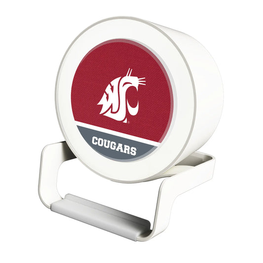 Washington State University Cougars Endzone Solid Night Light Charger and Bluetooth Speaker