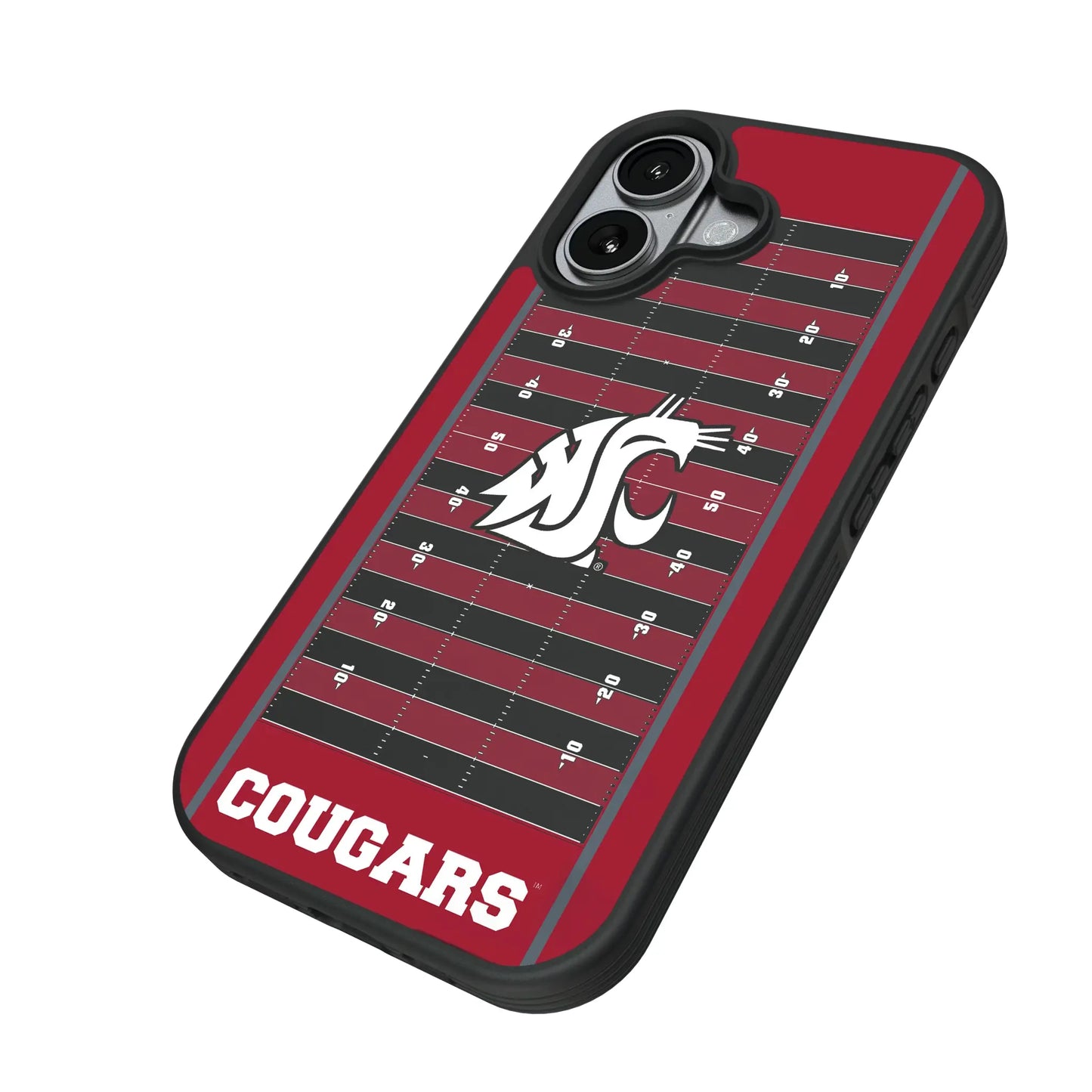 Washington State University Cougars Field Bump Phone Case for Apple iPhone