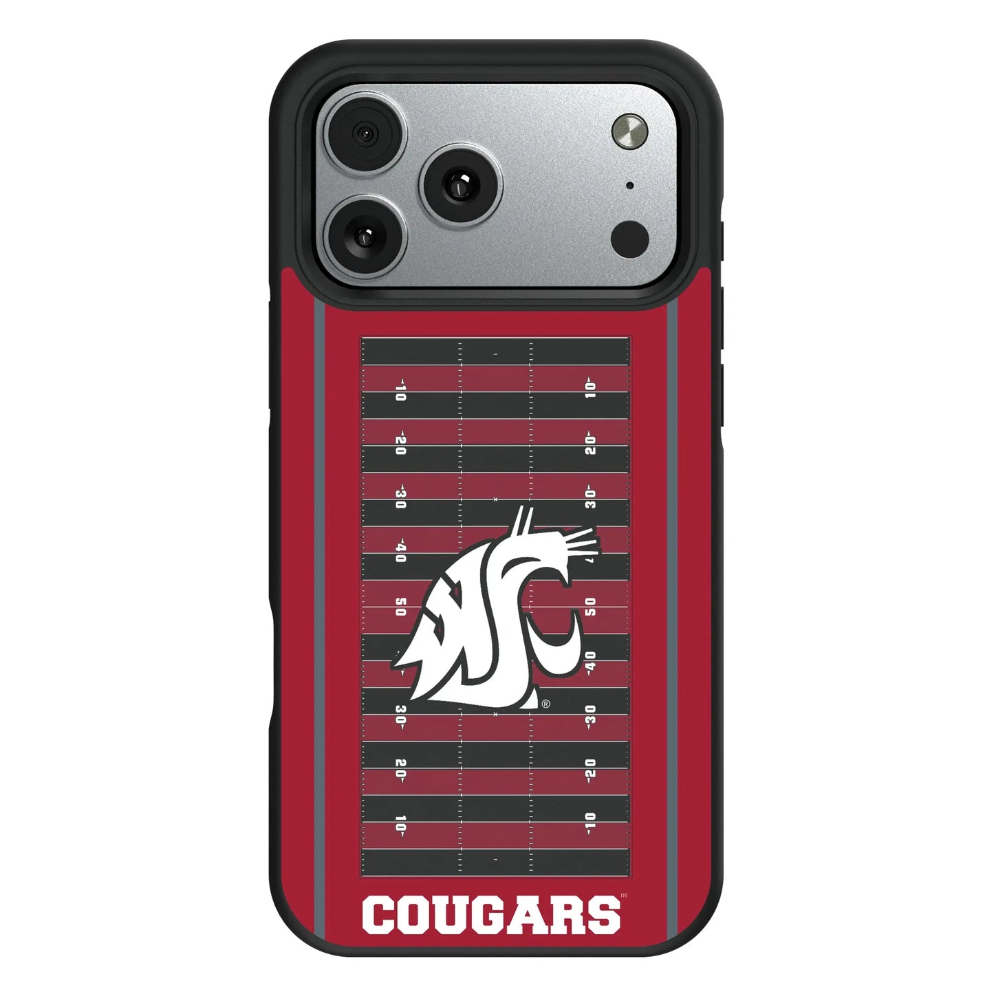 Washington State University Cougars Field Bump Phone Case for Apple iPhone