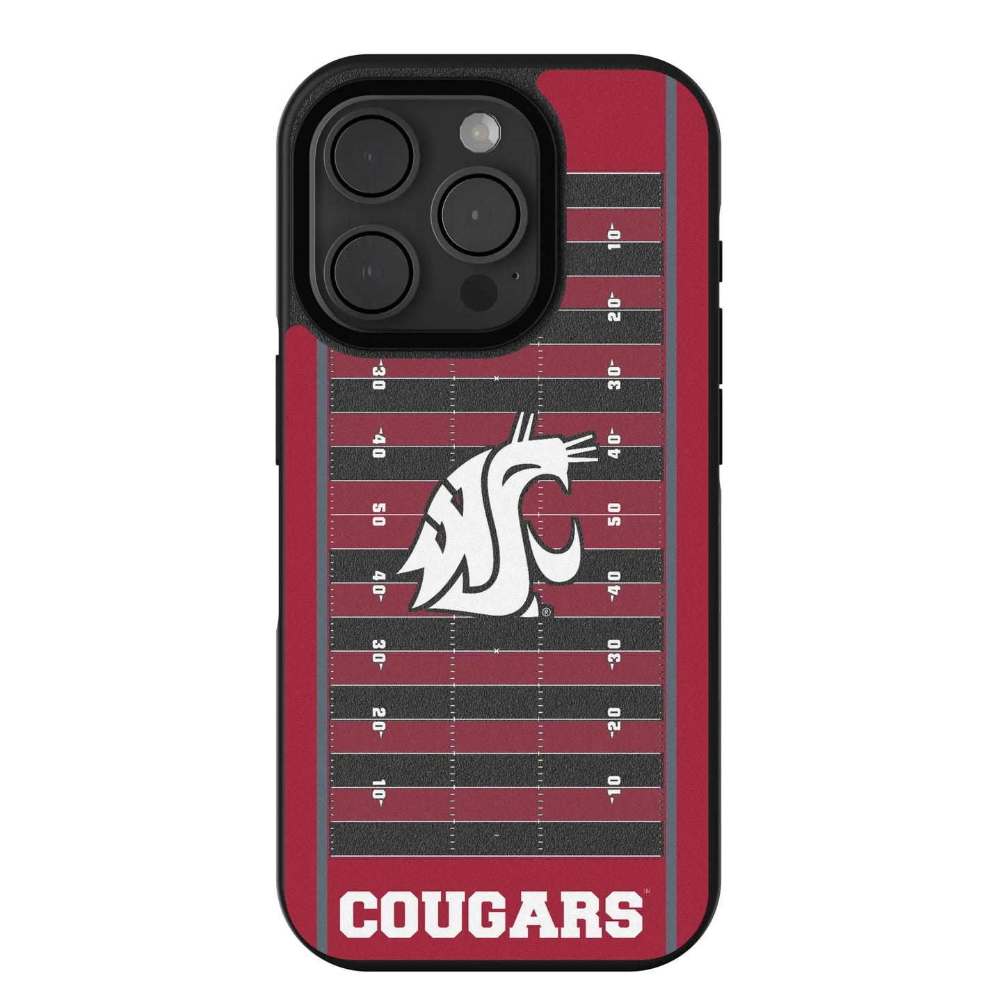 Washington State University Cougars Field Bump Phone Case for Apple iPhone