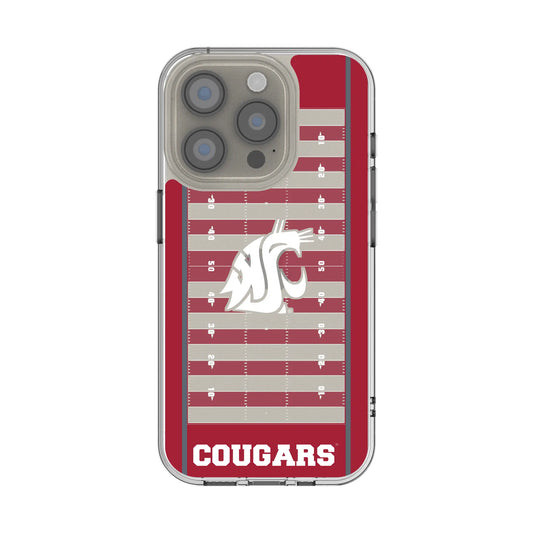 Washington State University Cougars Field Clear Phone Case for Apple iPhone