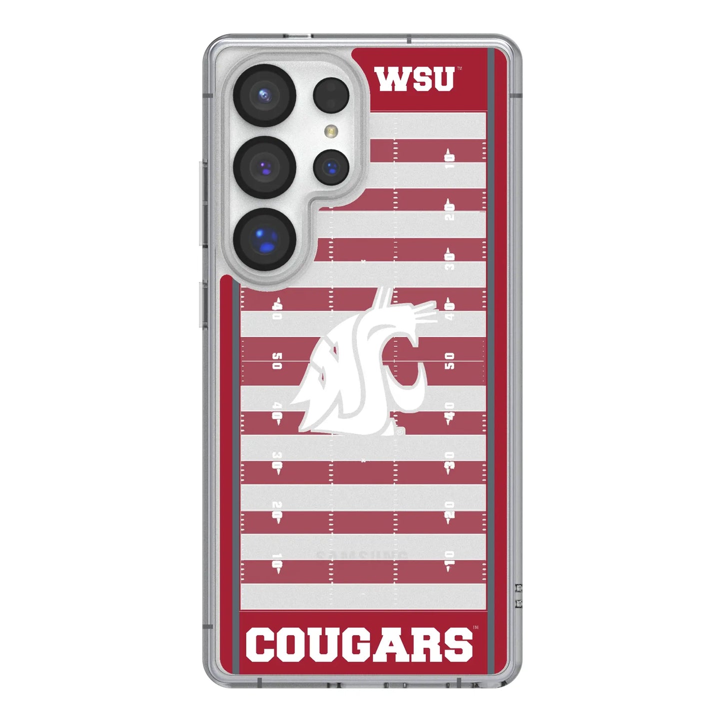 Washington State University Cougars Field Clear Phone Case for Samsung Galaxy