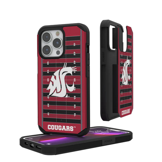 Washington State University Cougars Field Rugged Phone Case for Apple iPhone