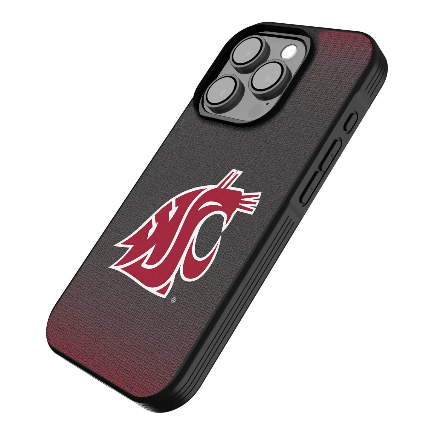 Washington State University Cougars Linen Bump Phone Case for Apple iPhone