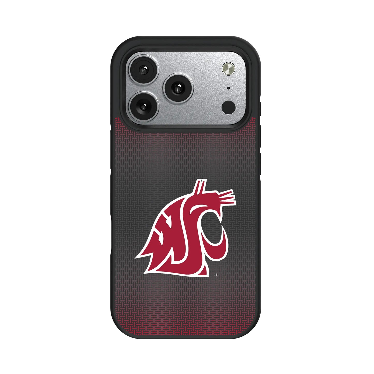 Washington State University Cougars Linen Bump Phone Case for Apple iPhone
