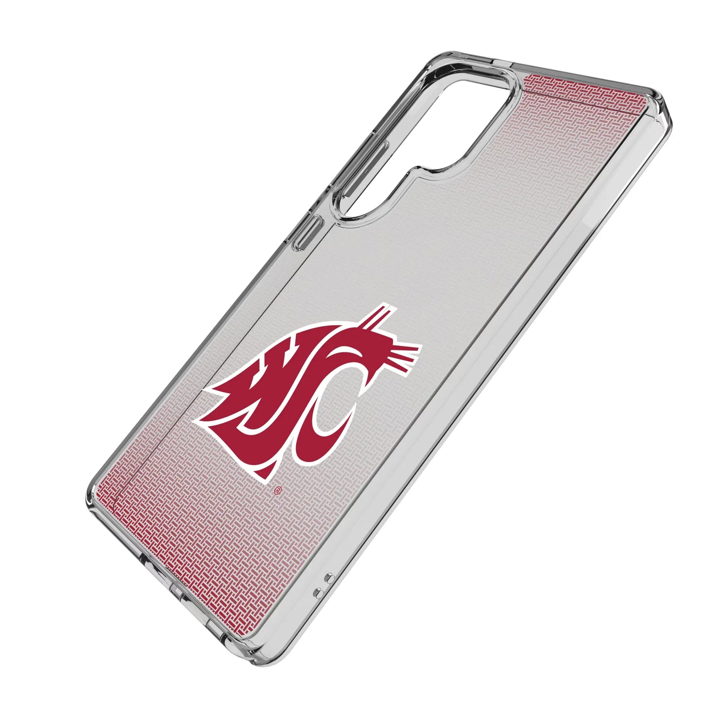 Washington State University Cougars Linen Clear Phone Case for Samsung Galaxy